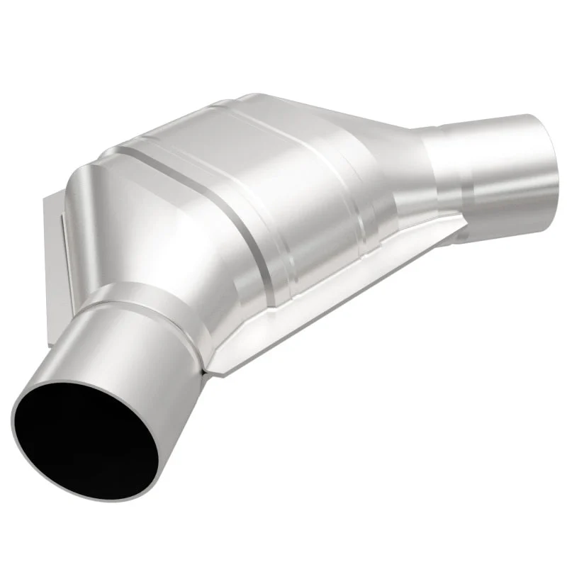 MagnaFlow Universal Catalytic Converter 2.00in Angled In/Out Frnt CA