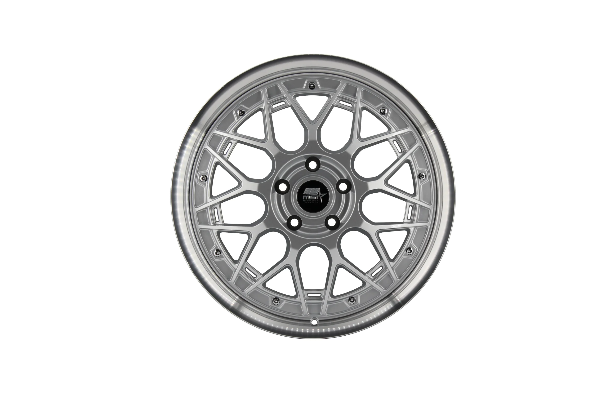 MT03 - Silver w/ Machined Lip - 19x8.5 5x114.3 Offset +35