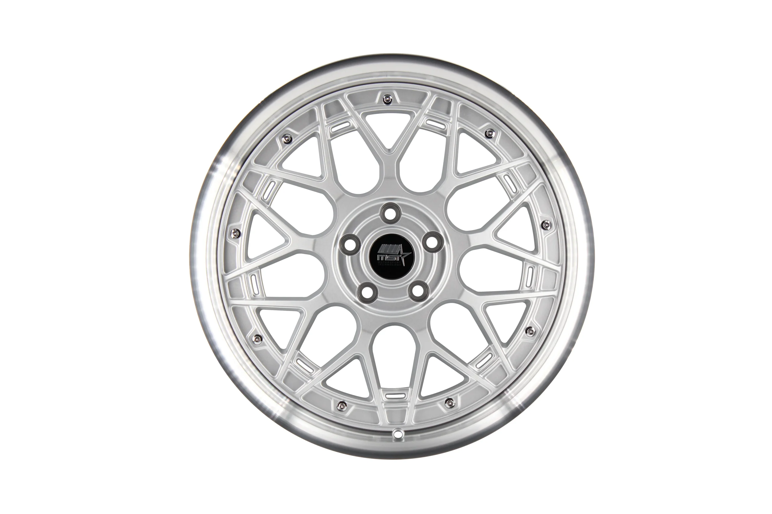 MT03 - Silver w/ Machined Lip - 19x9.5 5x120 Offset +35