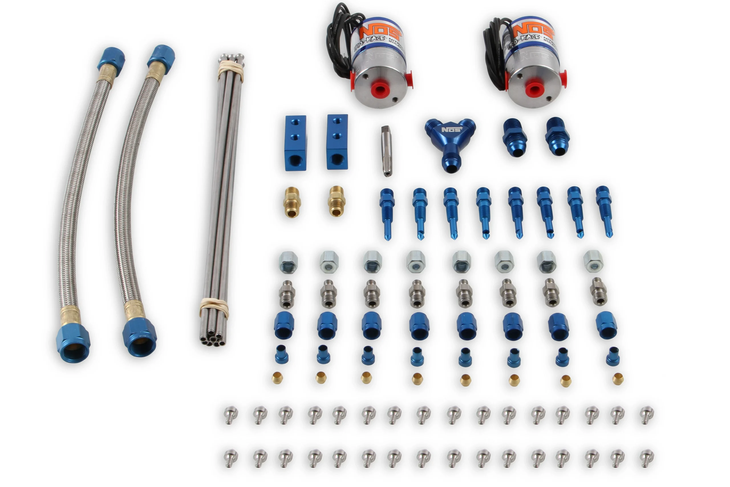 Dry "Professional" Nitrous System V8 Systems w/Fan Spray Nozzles without bottle