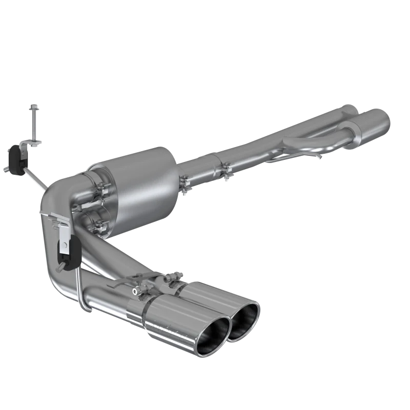 MBRP 2019+ Chevrolet Silverado 1500 4.5L/5.3L Pre-Axle Dual Side Exit w/ 4in OD Tip- T304