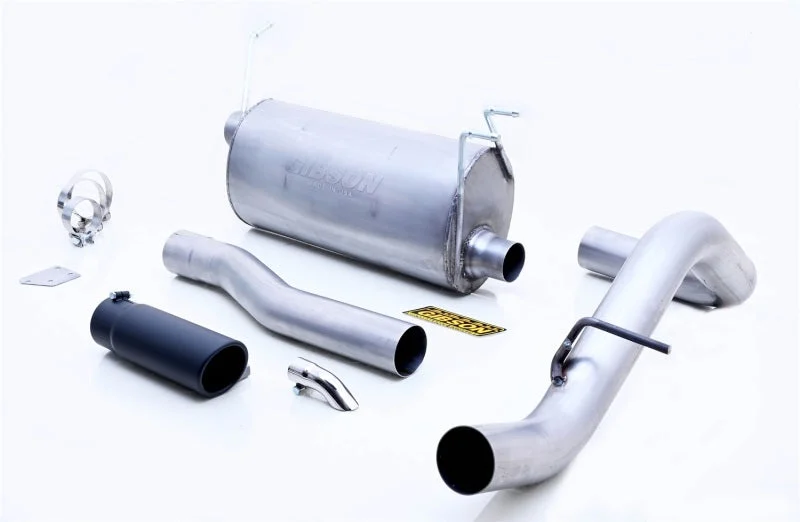 Gibson 16-25 Ford Class A Motorhome/F53 Chassis 6.8L V10 RV Power Cat-Back Exhaust (Black Tip)