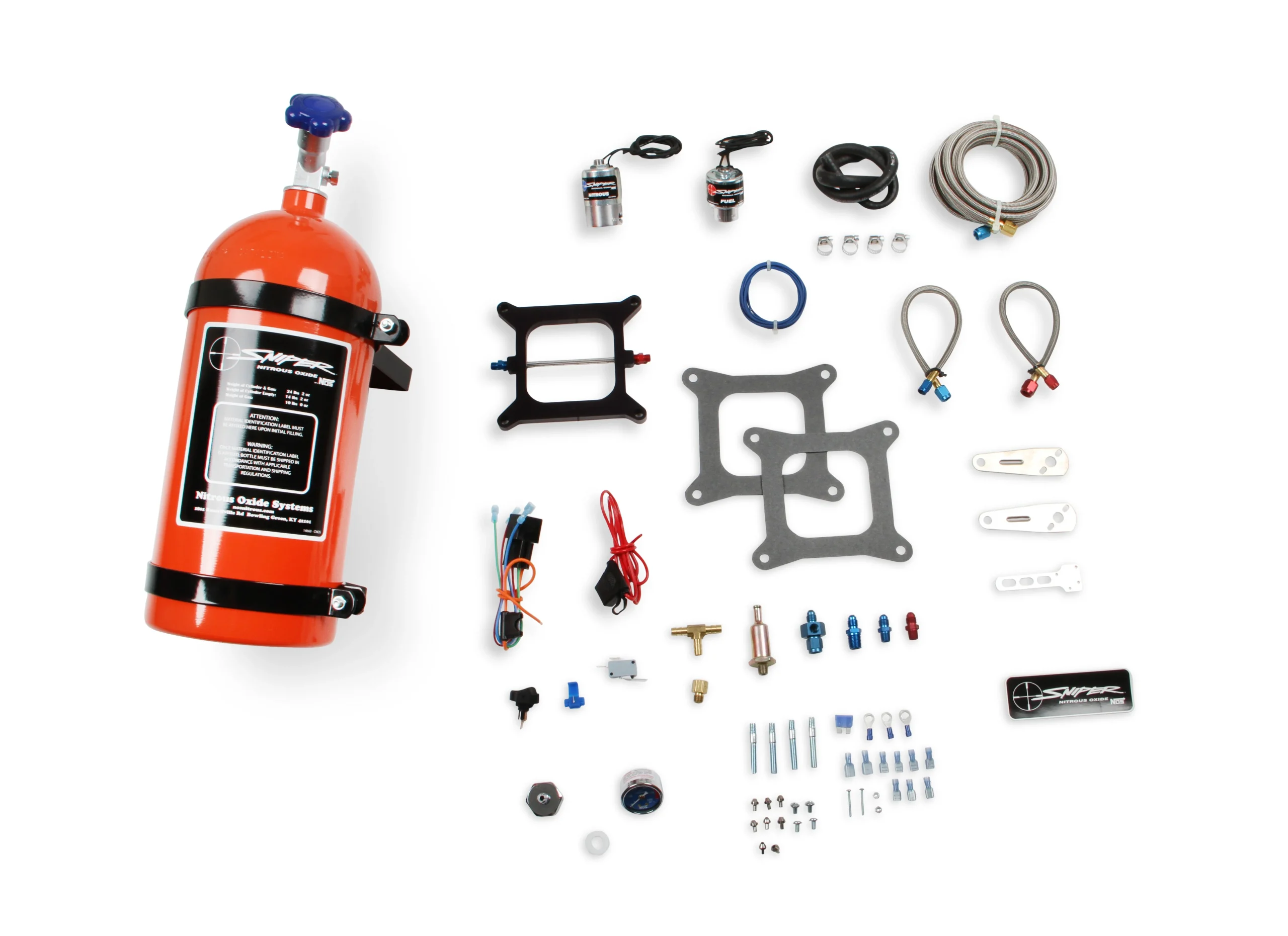 NOS Sniper Wet Nitrous Plate Kit - 4150 Square Bore