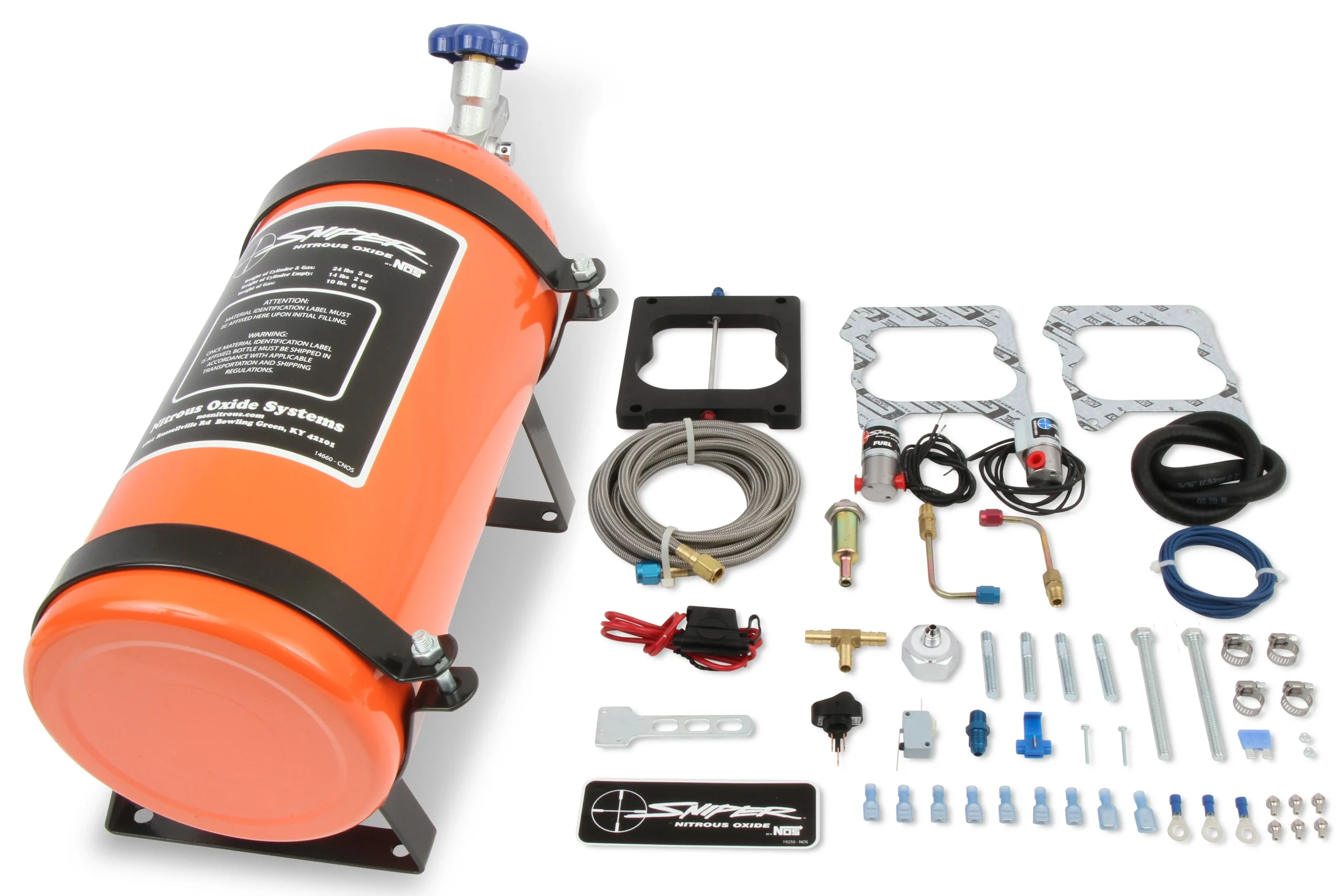 NOS Sniper Wet Nitrous Plate Kit - Quadrajet