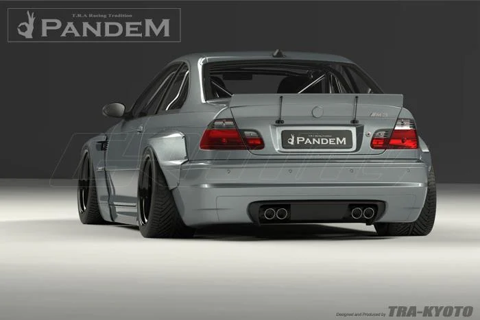 GReddy 99-06 BMW E46 Coupe Pandem Wide Body Rear Fenders (SPECIAL ORDER)