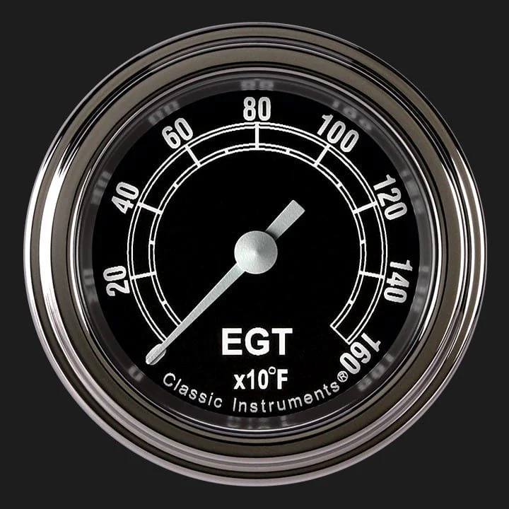 Classic Instruments TR198SLF - Traditional 2 1/8" Exhaust Gas Temp. Gauge