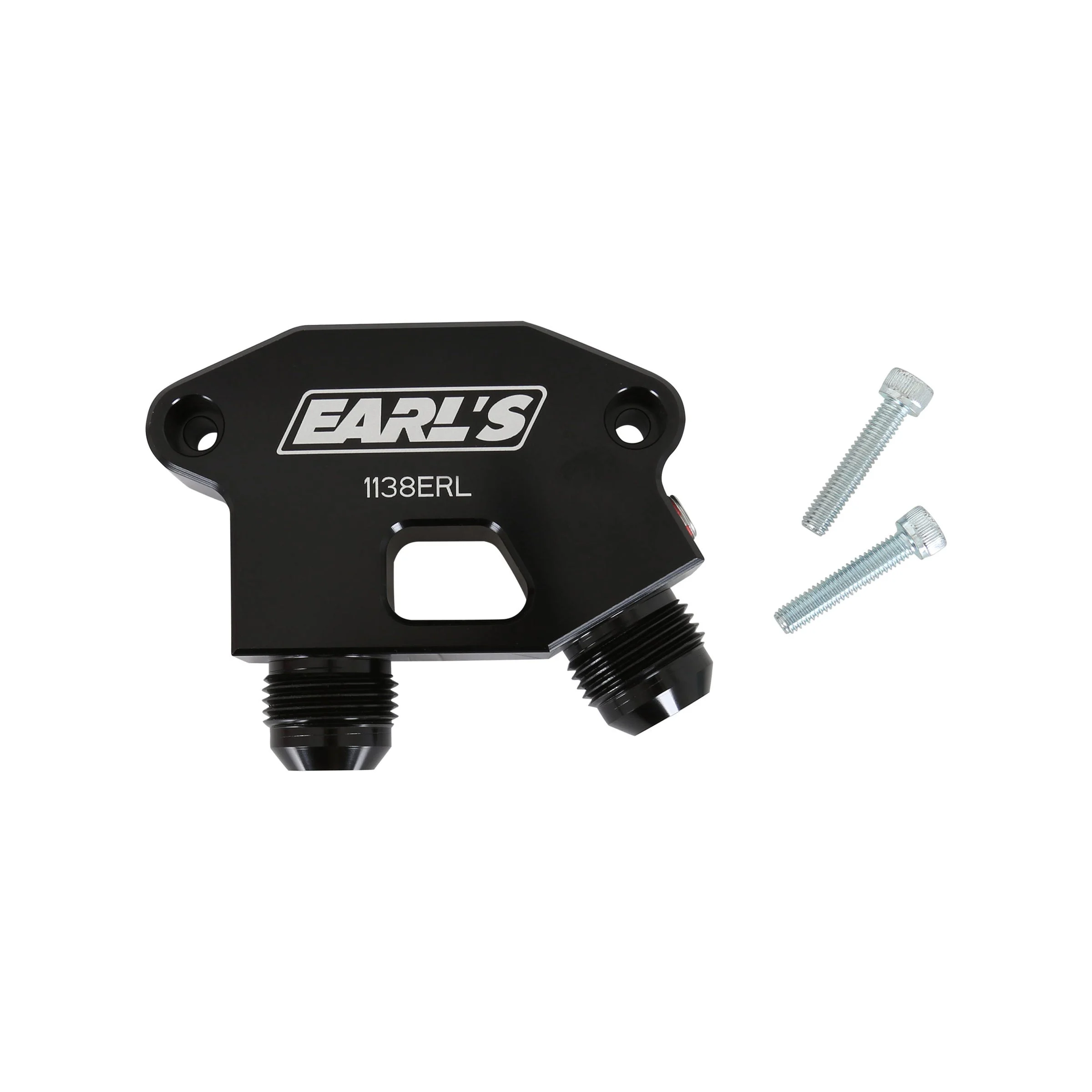 Earl's Performance 1138ERL - Earl's 7.3L Godzilla Oil Cooler Adapter - Dual -12 AN Male