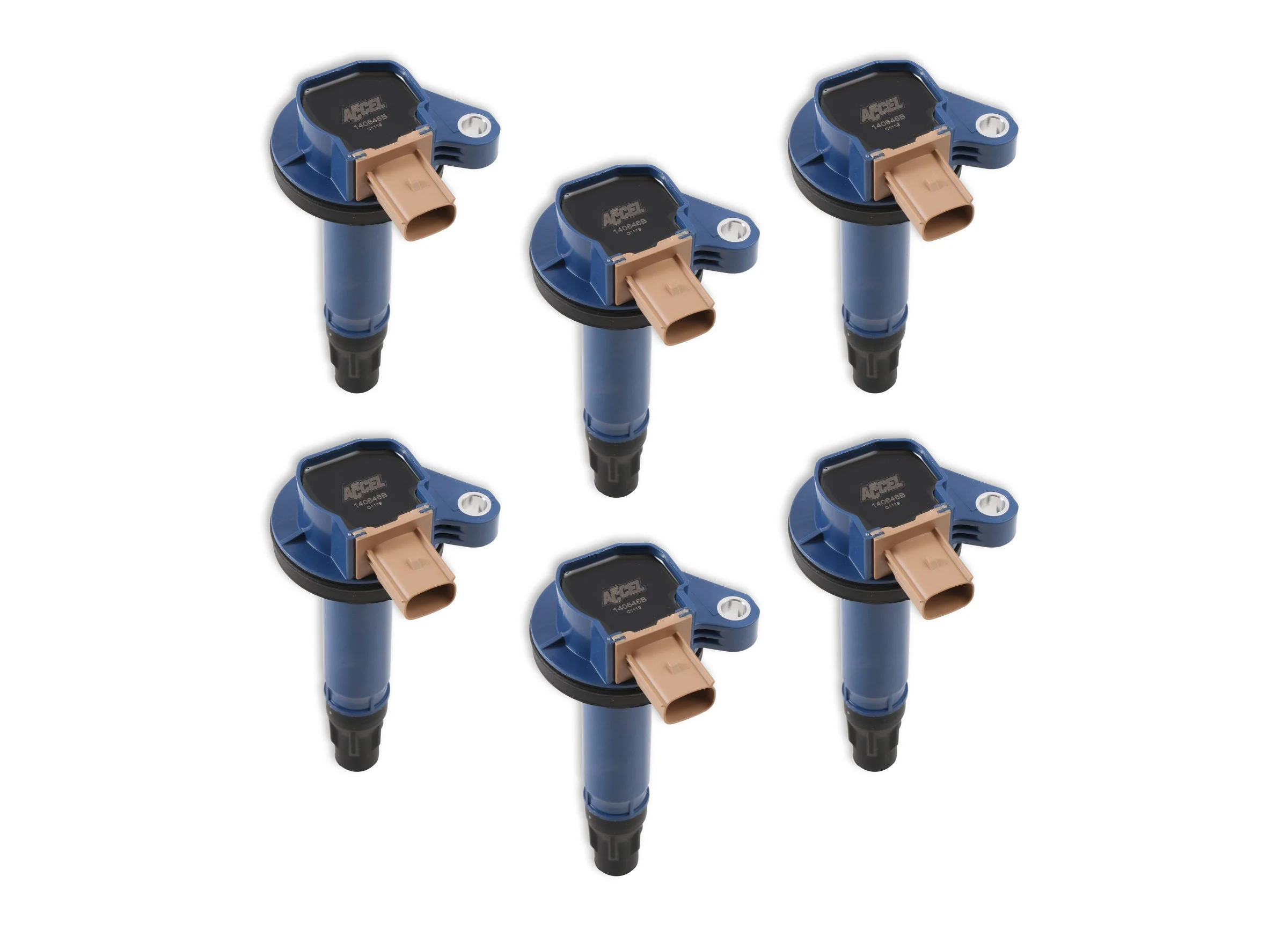 ACCEL 140646B-6 - SuperCoil Direct Ignition Coil Set