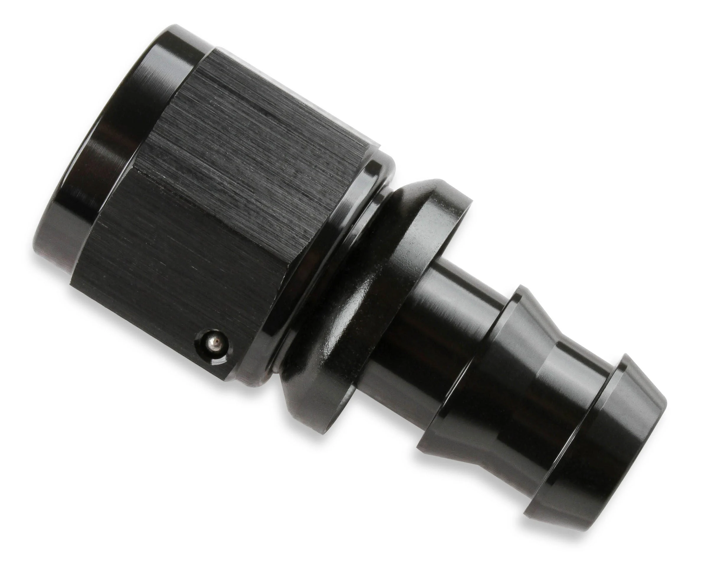 Mr. Gasket 200106-BL - -6 AN Straight Push-On Hose Ends - Black