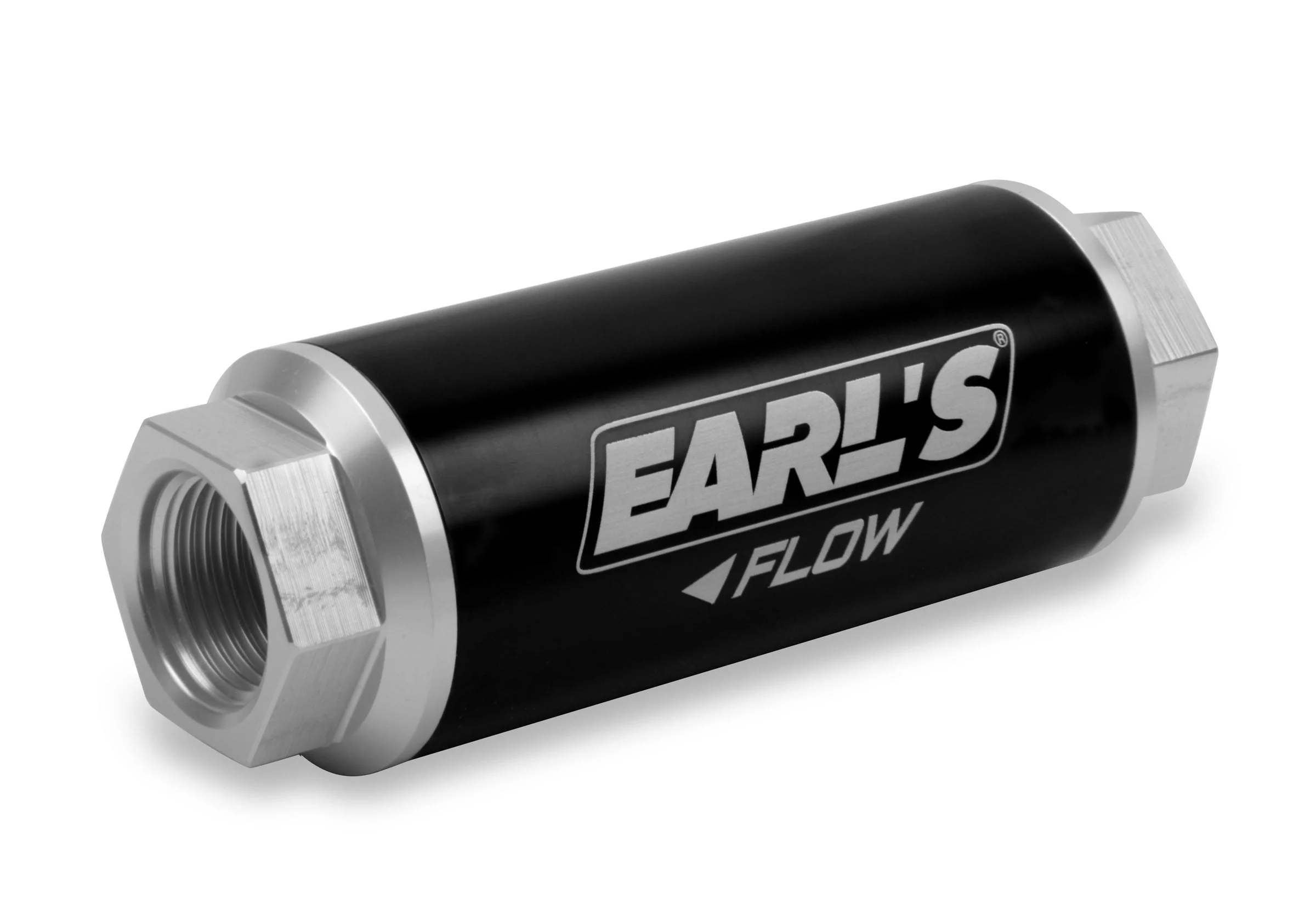 Earl's Performance 230610ERL - Billet Aluminum In-Line Fuel Filter