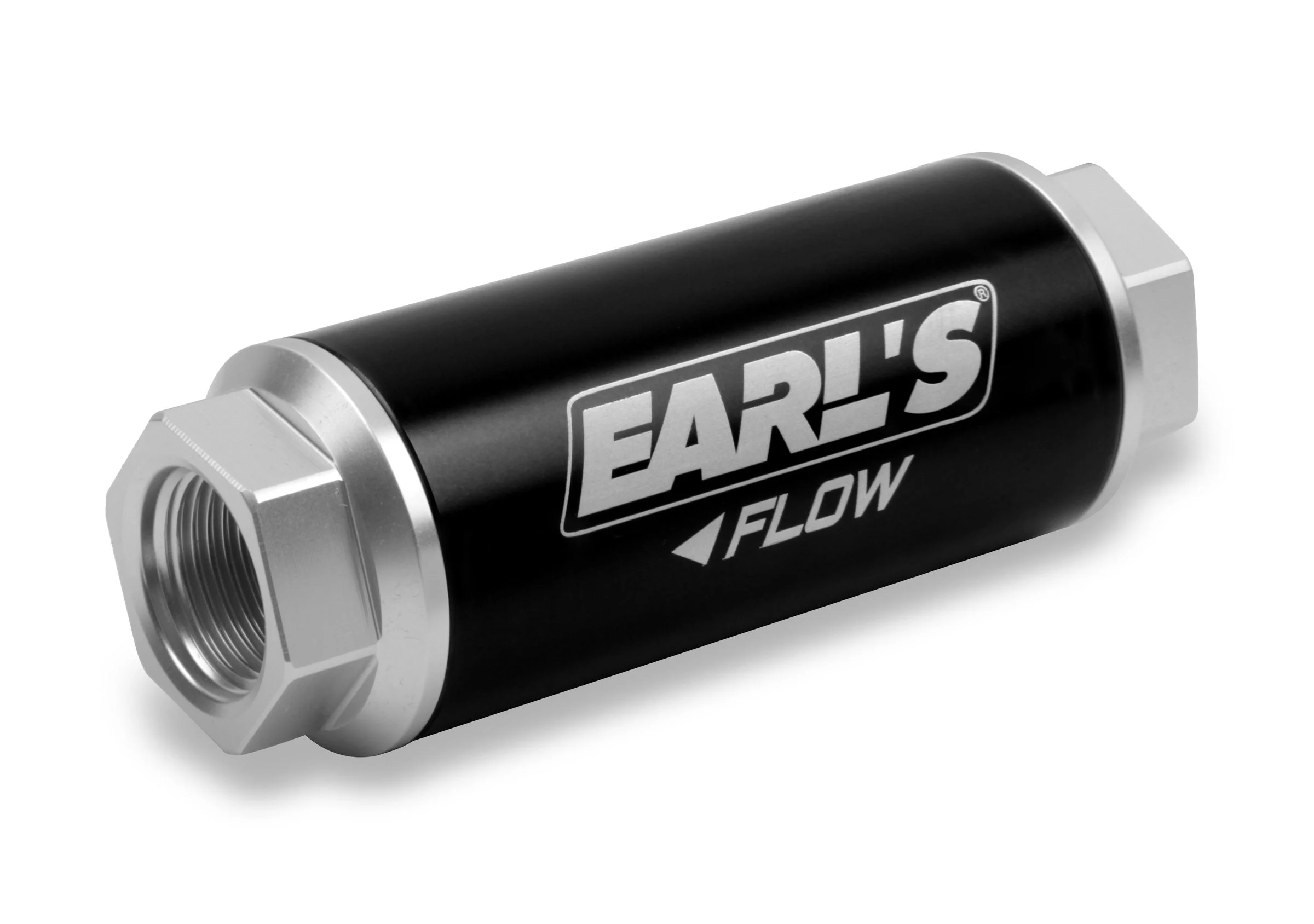 Earl's Performance 230620ERL - Billet Aluminum In-Line Fuel Filter