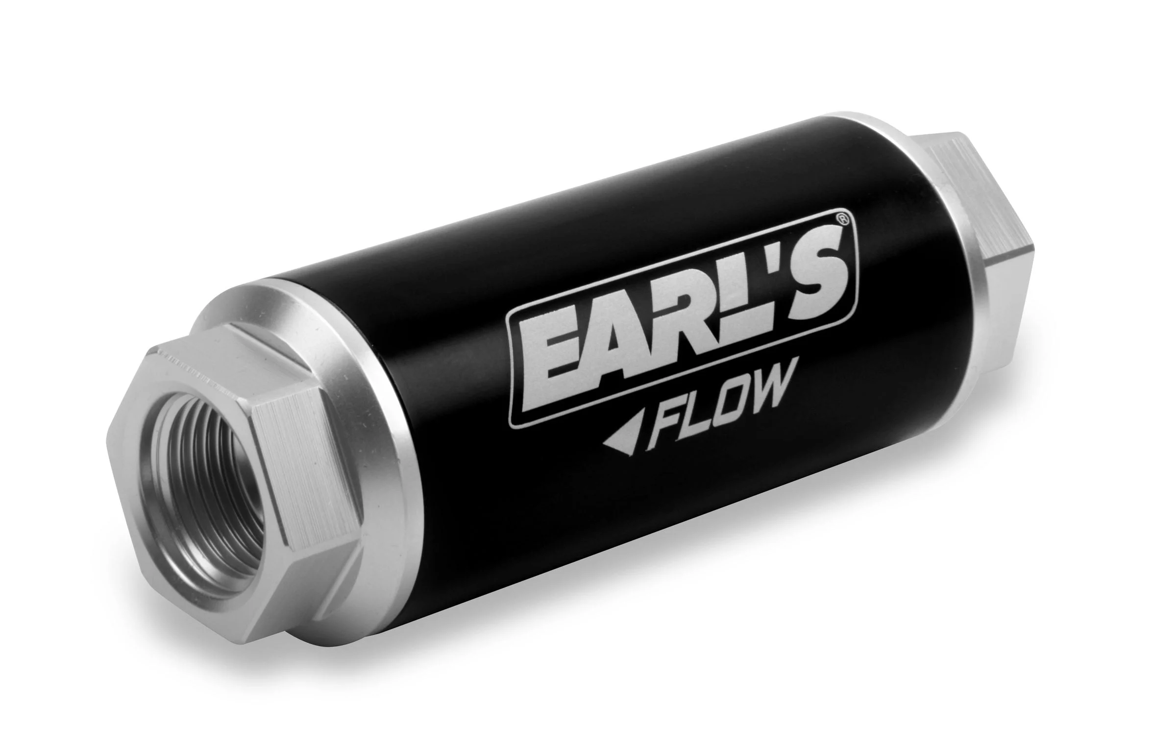 Earl's Performance 230630ERL - HP Billet Aluminum In-Line Fuel Filter