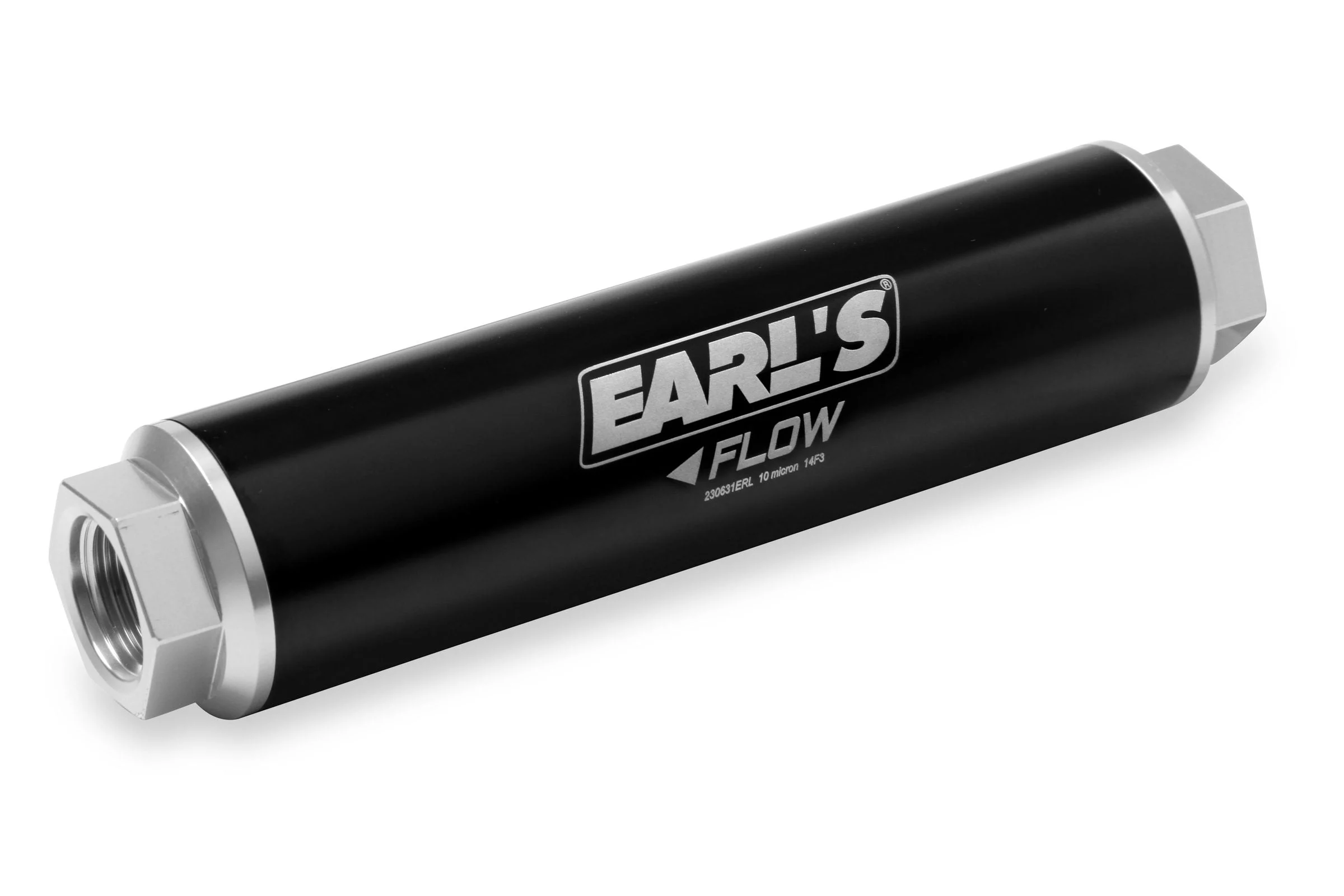 Earl's Performance 230631ERL - HP Billet Aluminum In-Line Fuel Filter