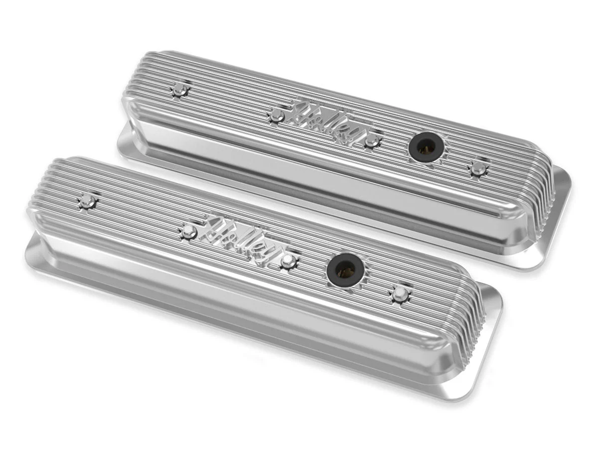 Holley 241-248 - SBC - Center Bolt - Polished
