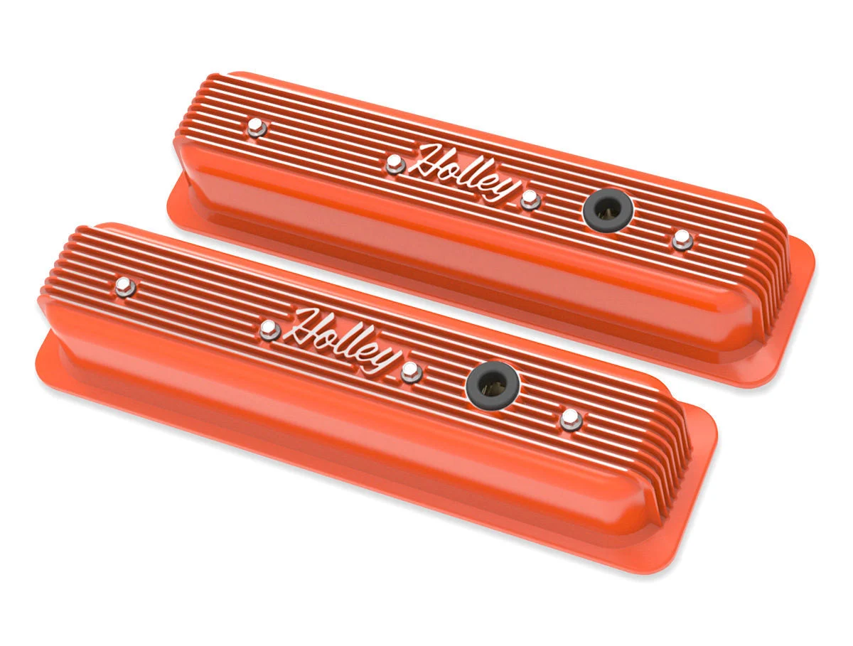 Holley 241-249 - SBC - Center Bolt - Factory Orange Machined