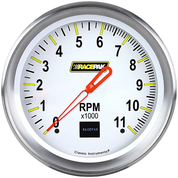 Classic Instruments 250-CI-071WA - 4 5/8" tach White, APF