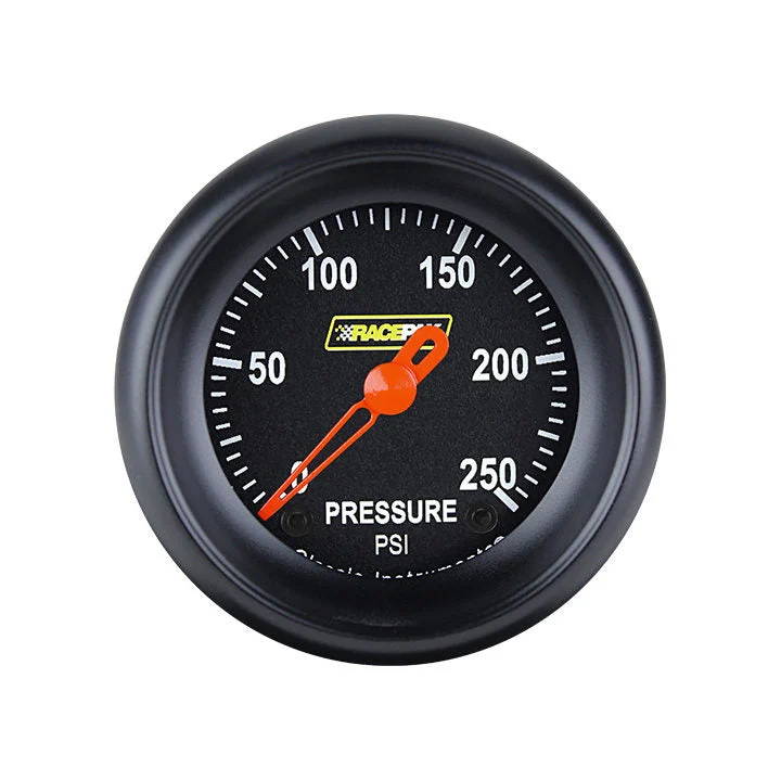 Classic Instruments 250-CI-119BB - 2 1/8" General Press 250 psi Black, BPF