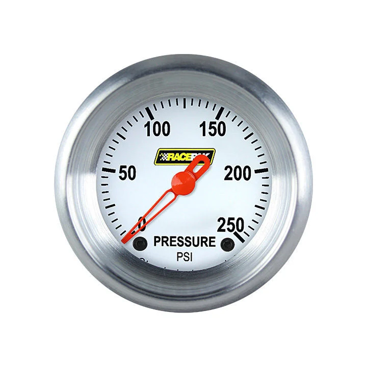 Classic Instruments 250-CI-119WA - 2 1/8" General Press 250 psi White, APF