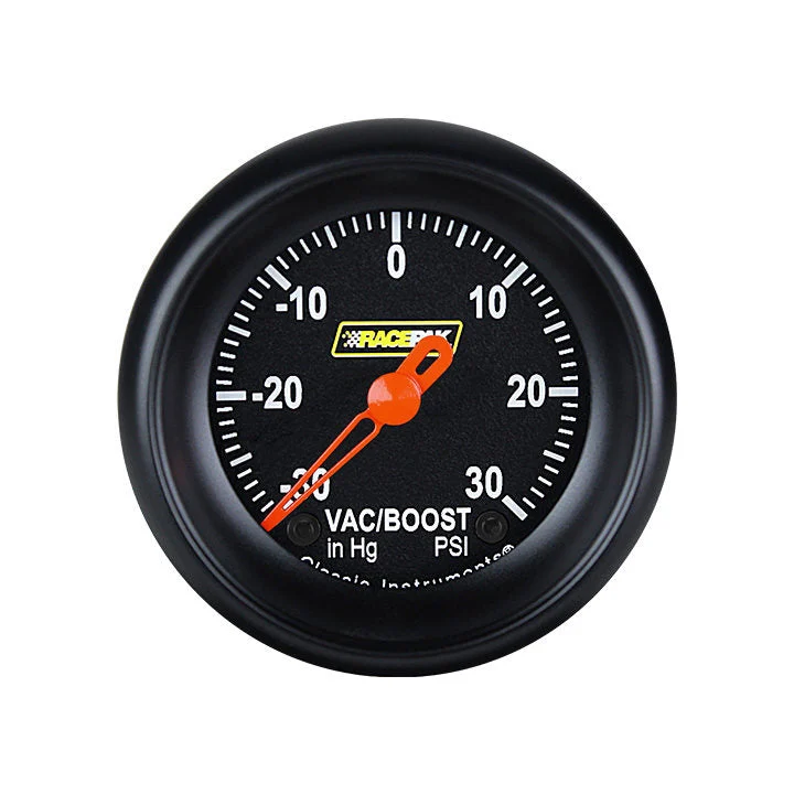 Classic Instruments 250-CI-141BB - 2 1/8" Boost/Vac Black, BPF