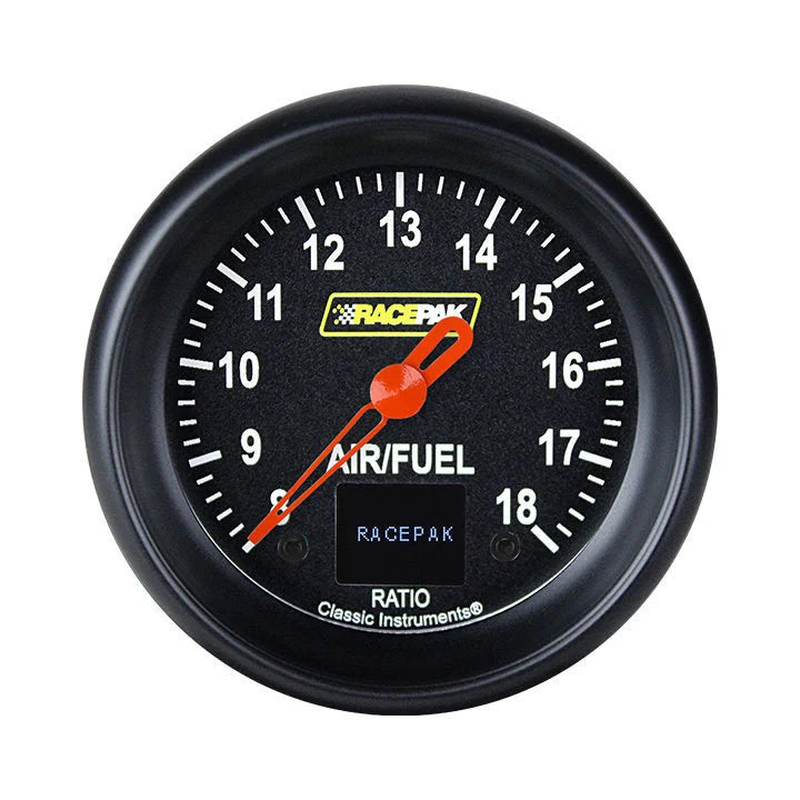 Classic Instruments 250-CI-394BB - Racepak 2 5/8" Air/Fuel Black, BPF