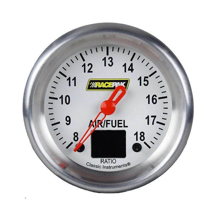 Classic Instruments 250-CI-394WA - Racepak 2 5/8" Air/Fuel White, APF