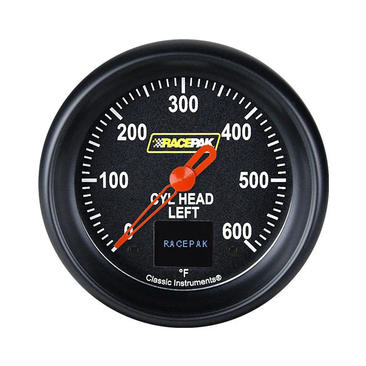 Classic Instruments 250-CI-397LBB - Racepak 2 5/8"  CHT Left Black