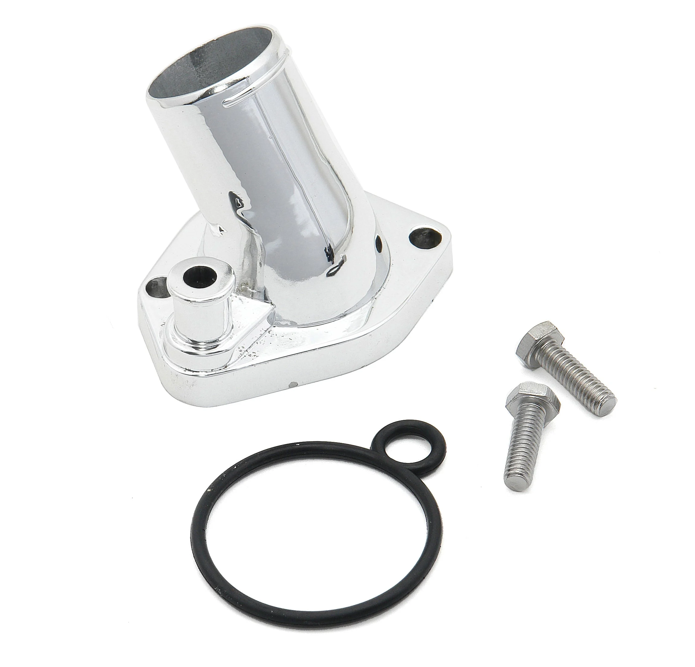 Mr. Gasket 2662 - O-Ring Style Chrome Water Neck - 45 Degree