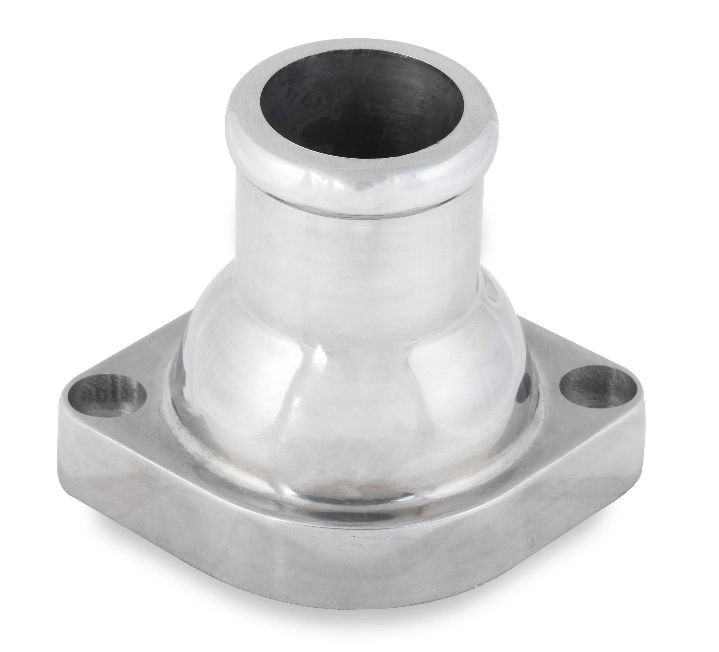 Mr. Gasket 2671NA - GM LS Water Neck - Straight - Polished Finish