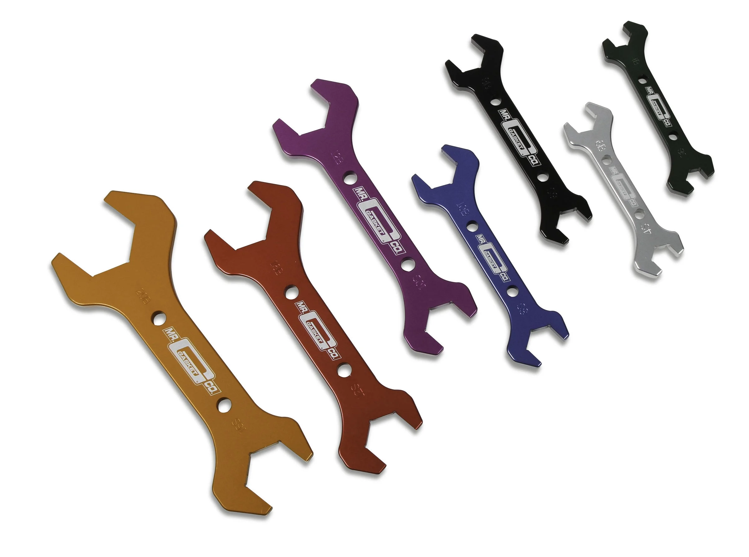 Mr. Gasket 33200G - 7-Piece AN Wrench Set