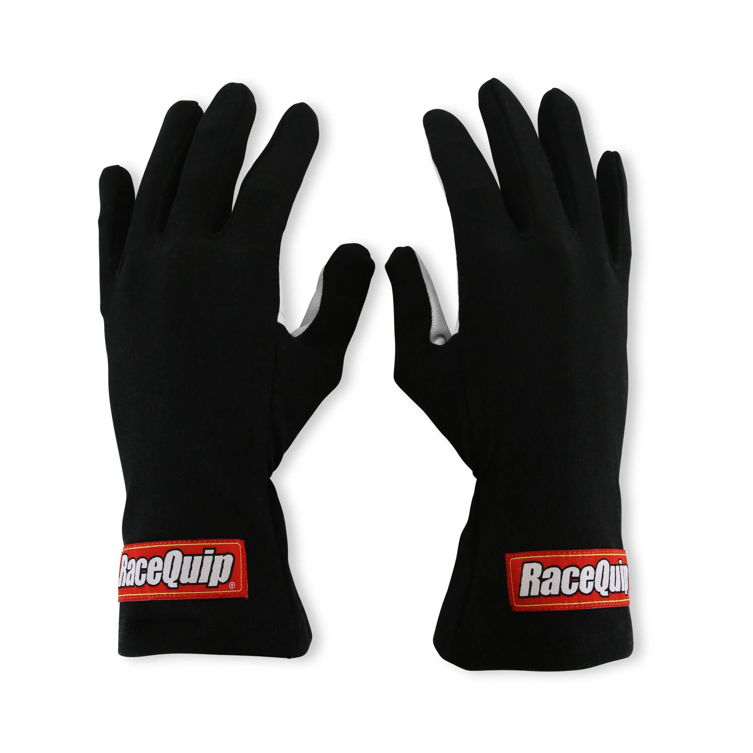Racequip 350003RQP - Non-SFI Black w/White Palm Nomex Race Gloves - Medium