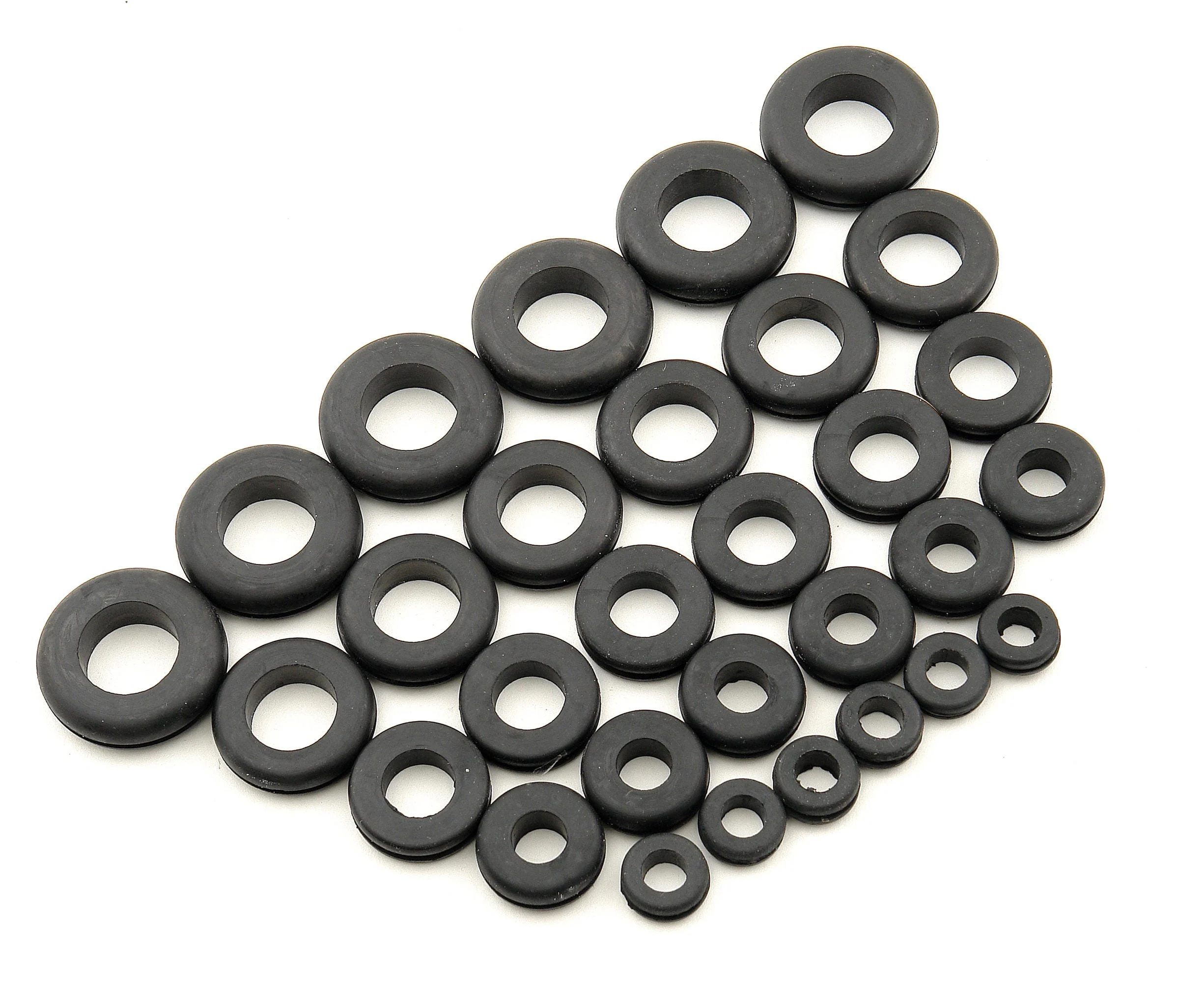 Mr. Gasket 3706 - Grommet Assortment - Rubber - Package Of 30