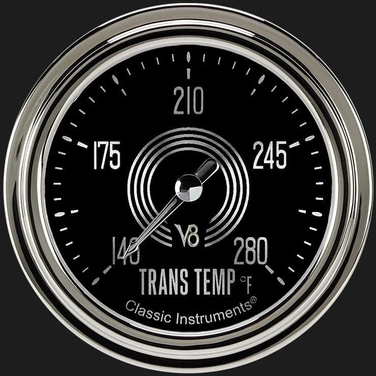 Classic Instruments V8SR327SLC - V8 Speedster 2 5/8" Transmission Temperature Gauge