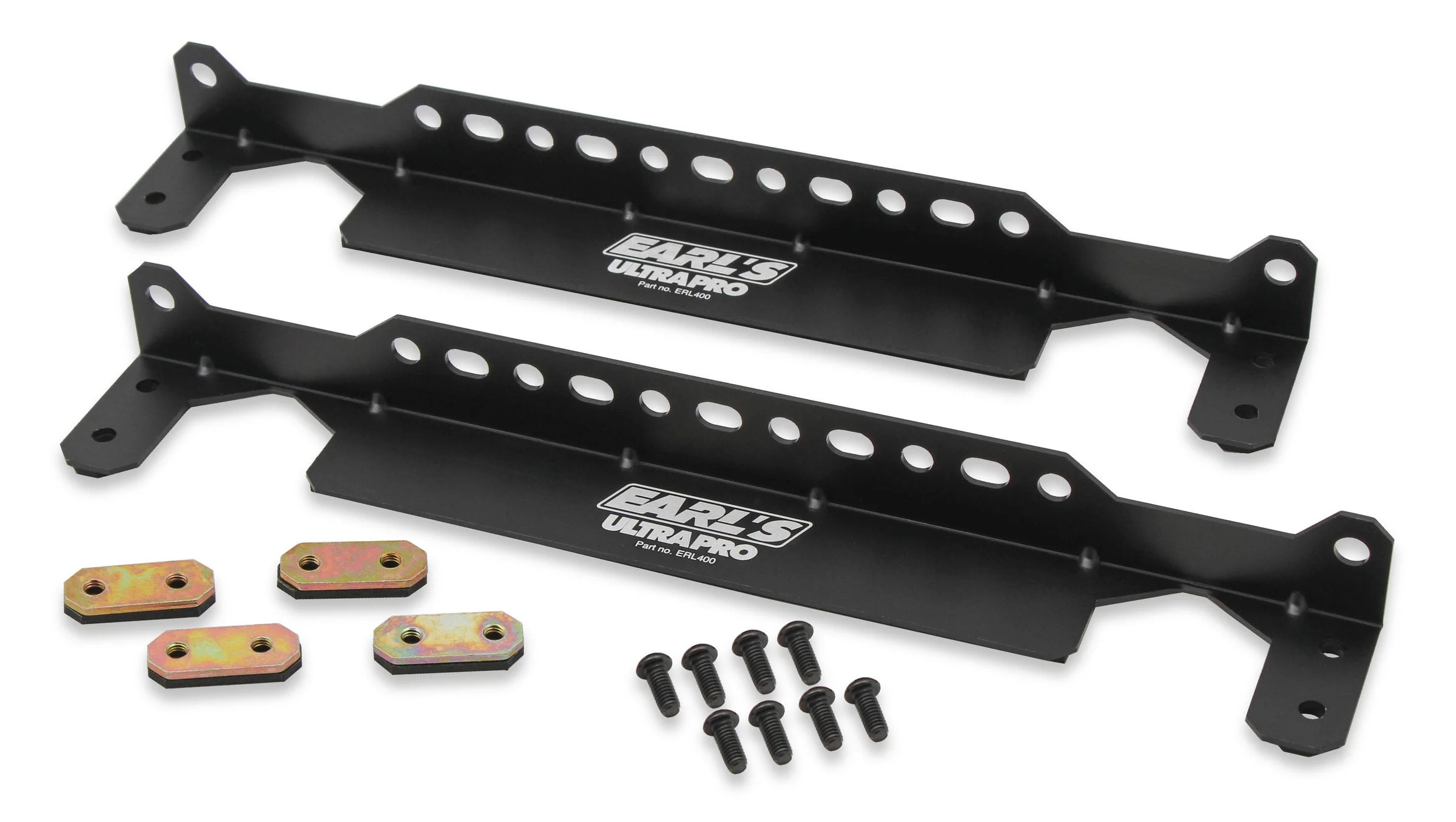 Earl's Performance 400ERL - Earl's Oil Cooler Mounting Brackets for UltraPro Wide Coolers
