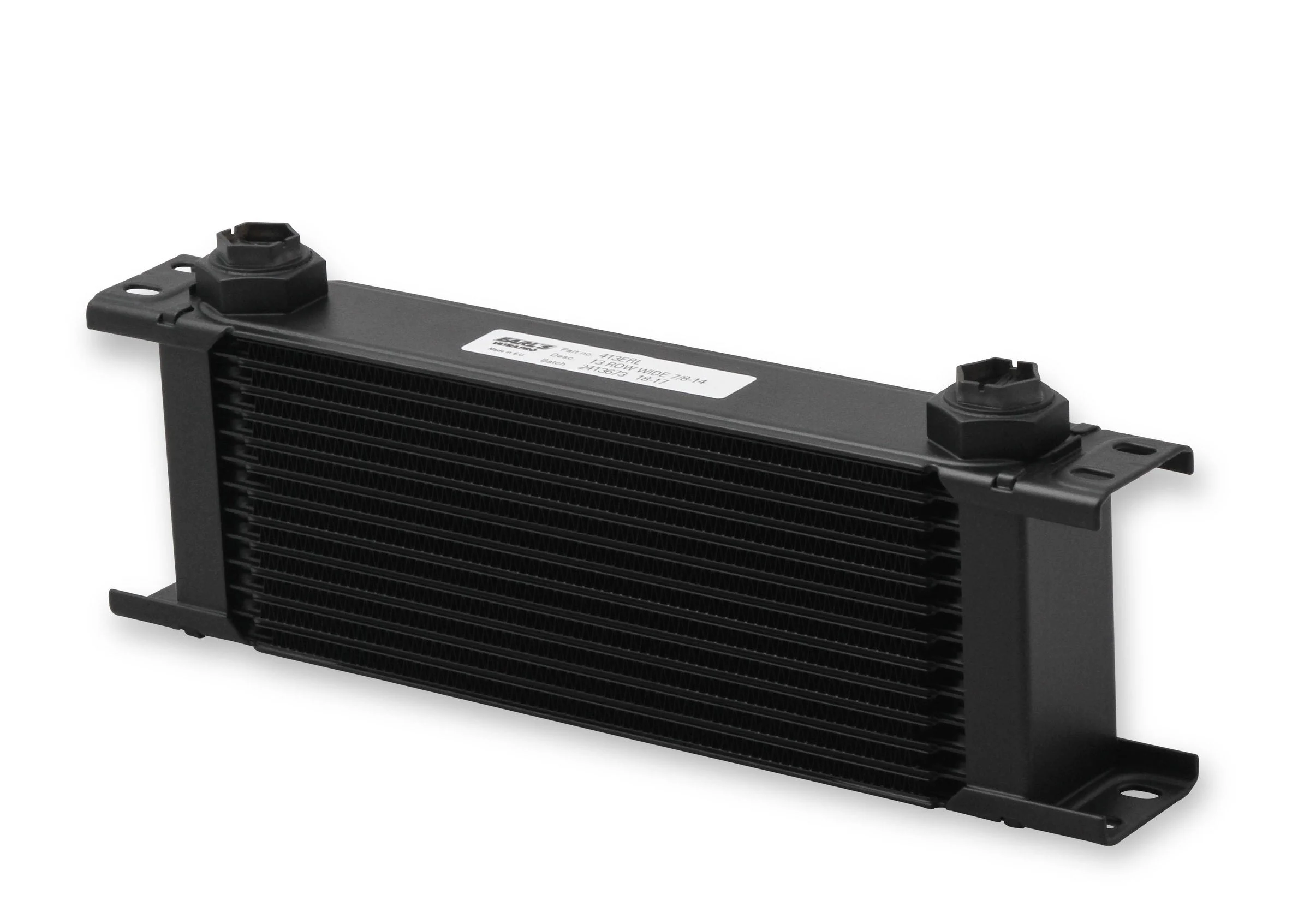 Earl's Performance 413ERL - Earl's UltraPro Oil Cooler - Black - 13 Rows - Wide Cooler