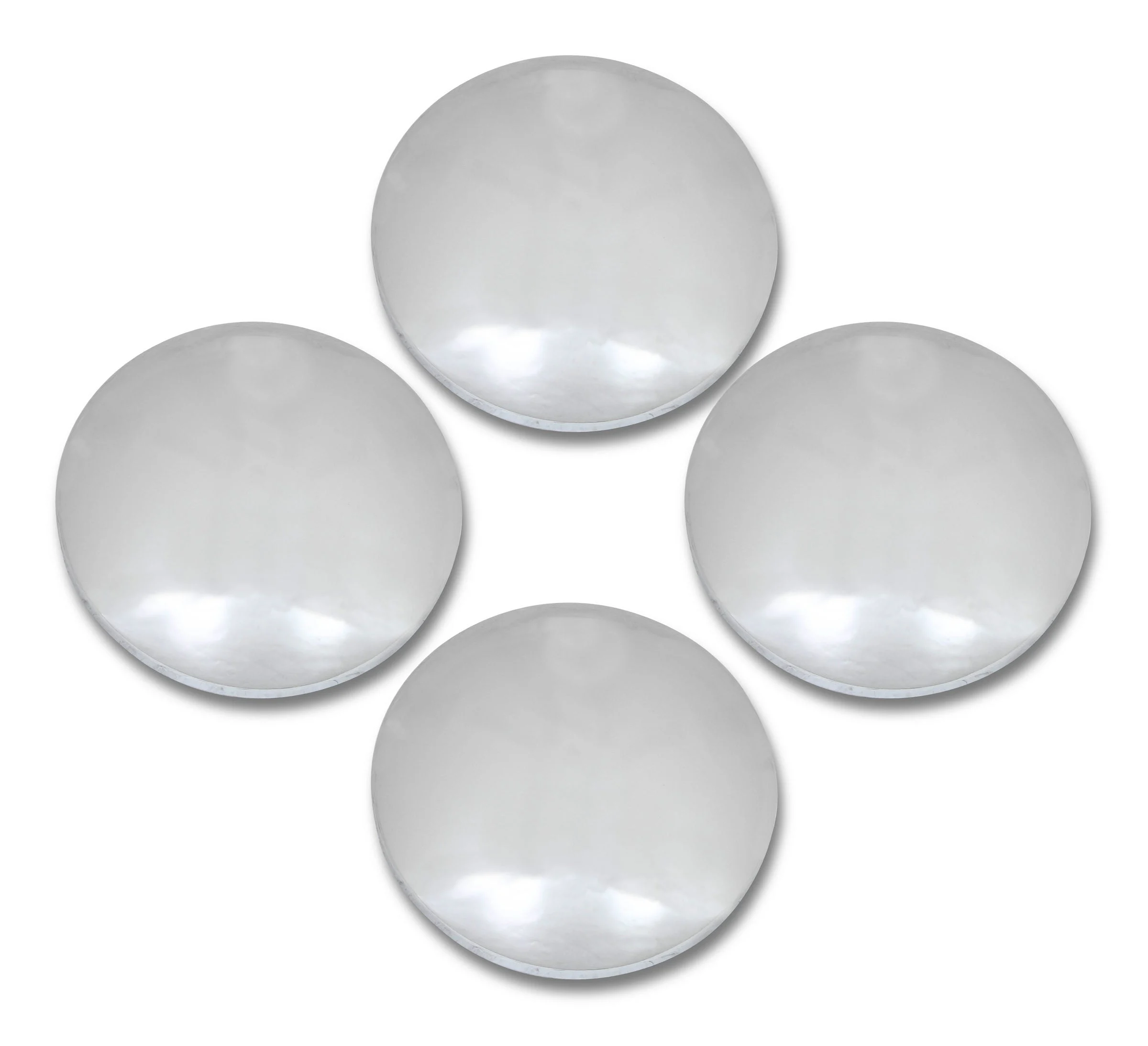 Mr. Gasket 4580 - Baby Moon Hub Caps - Chrome