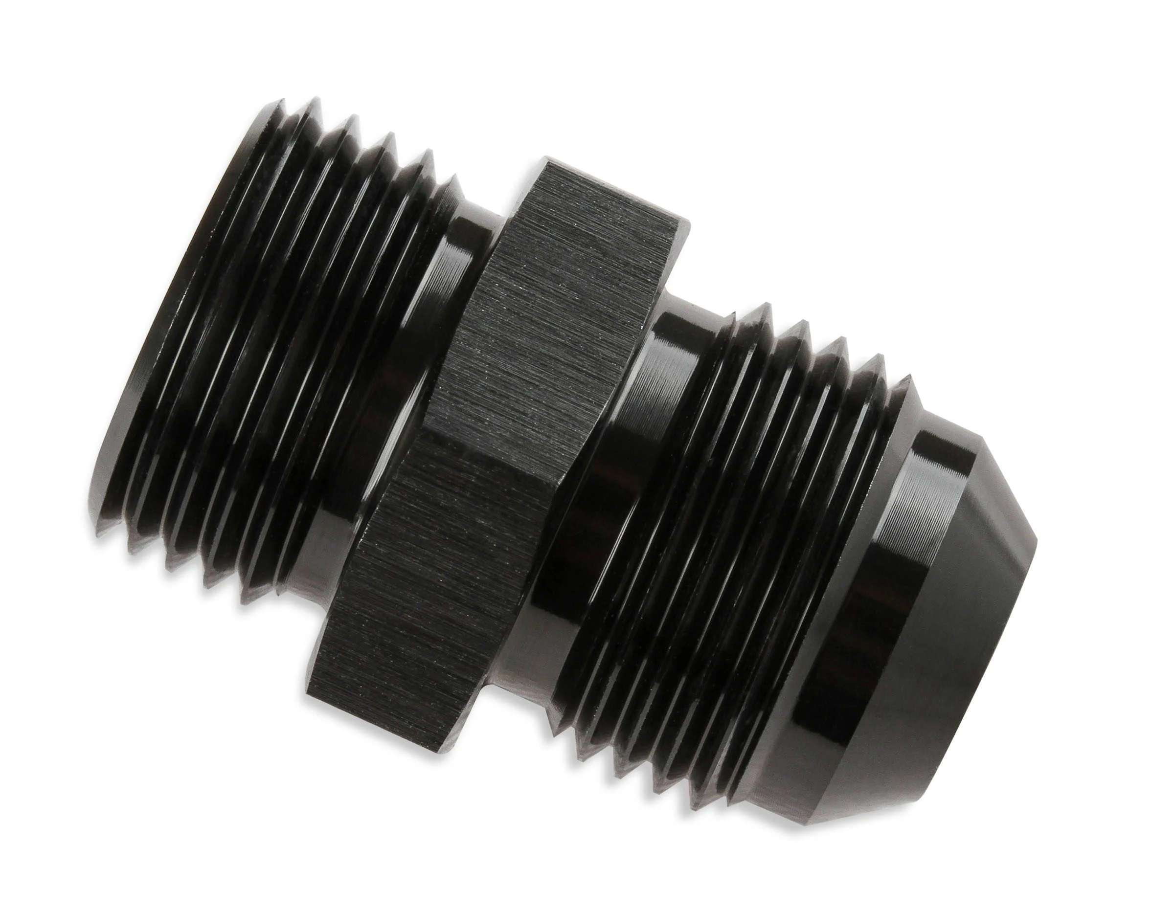 Mr. Gasket 480008-BL - -8 AN To 3/4-16 O-Ring - Black