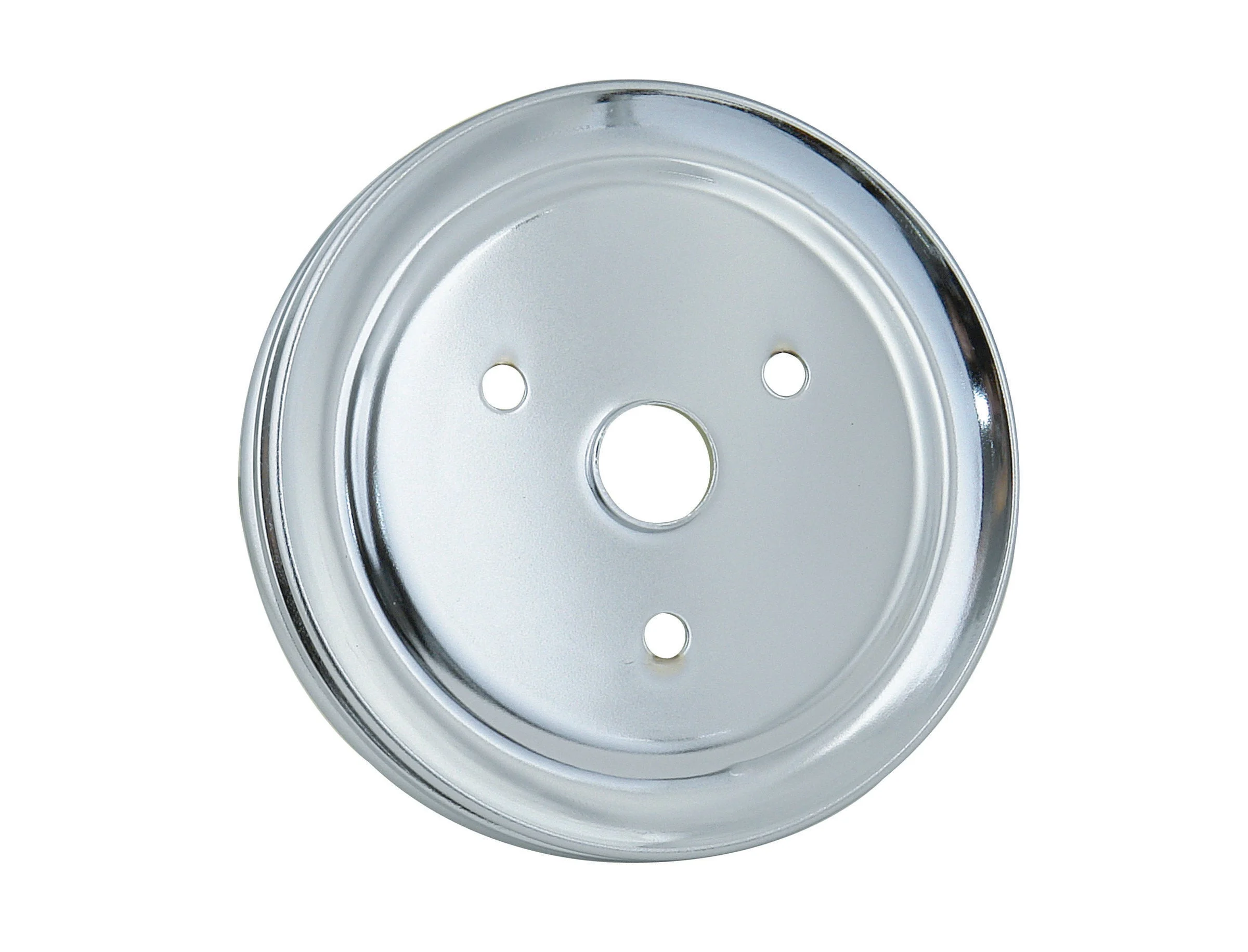 Mr. Gasket 4973 - Chrome Plated Steel Crankshaft Pulley