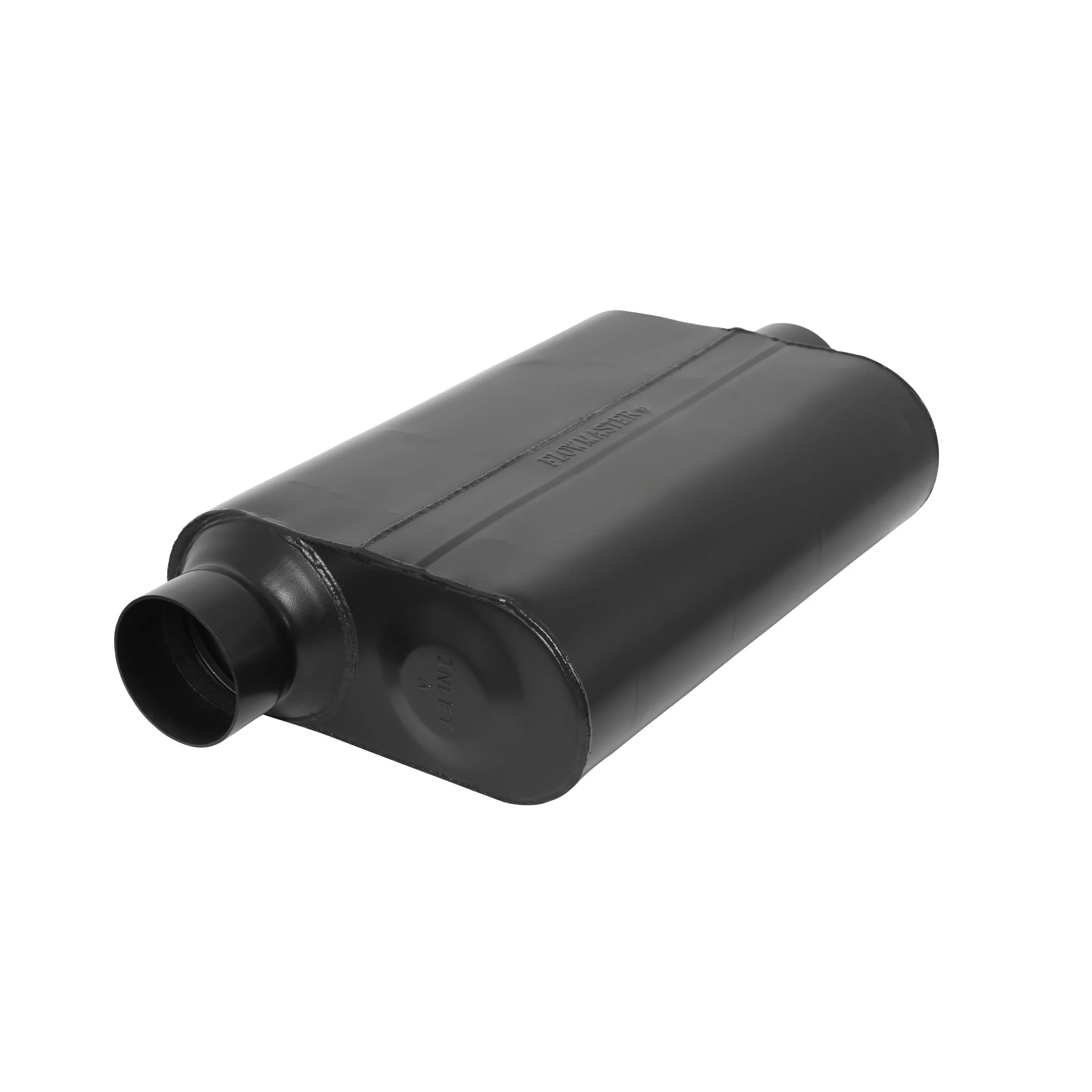 Flowmaster 53531-12 - 30 Series Race Muffler - 3.50 Offset In / 3.50 Center Out - Aggressive Sound