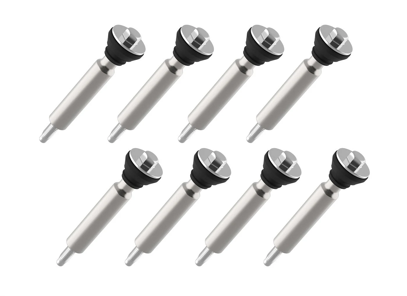 Holley 561-134 - Tall LS Valve Cover Bolt Assembly 8 Pack