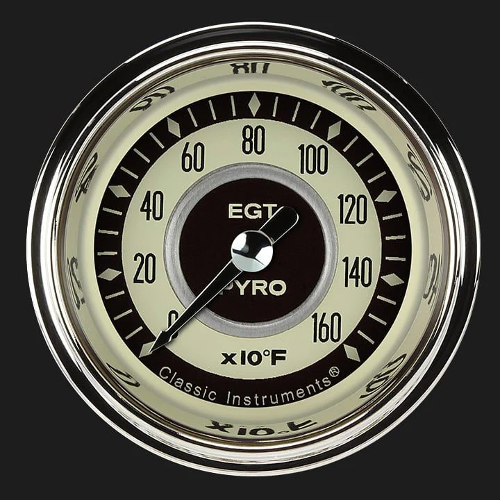 Classic Instruments NT198SHC - Nostalgia VT 2 1/8" Exhaust Gas Temp. Gauge