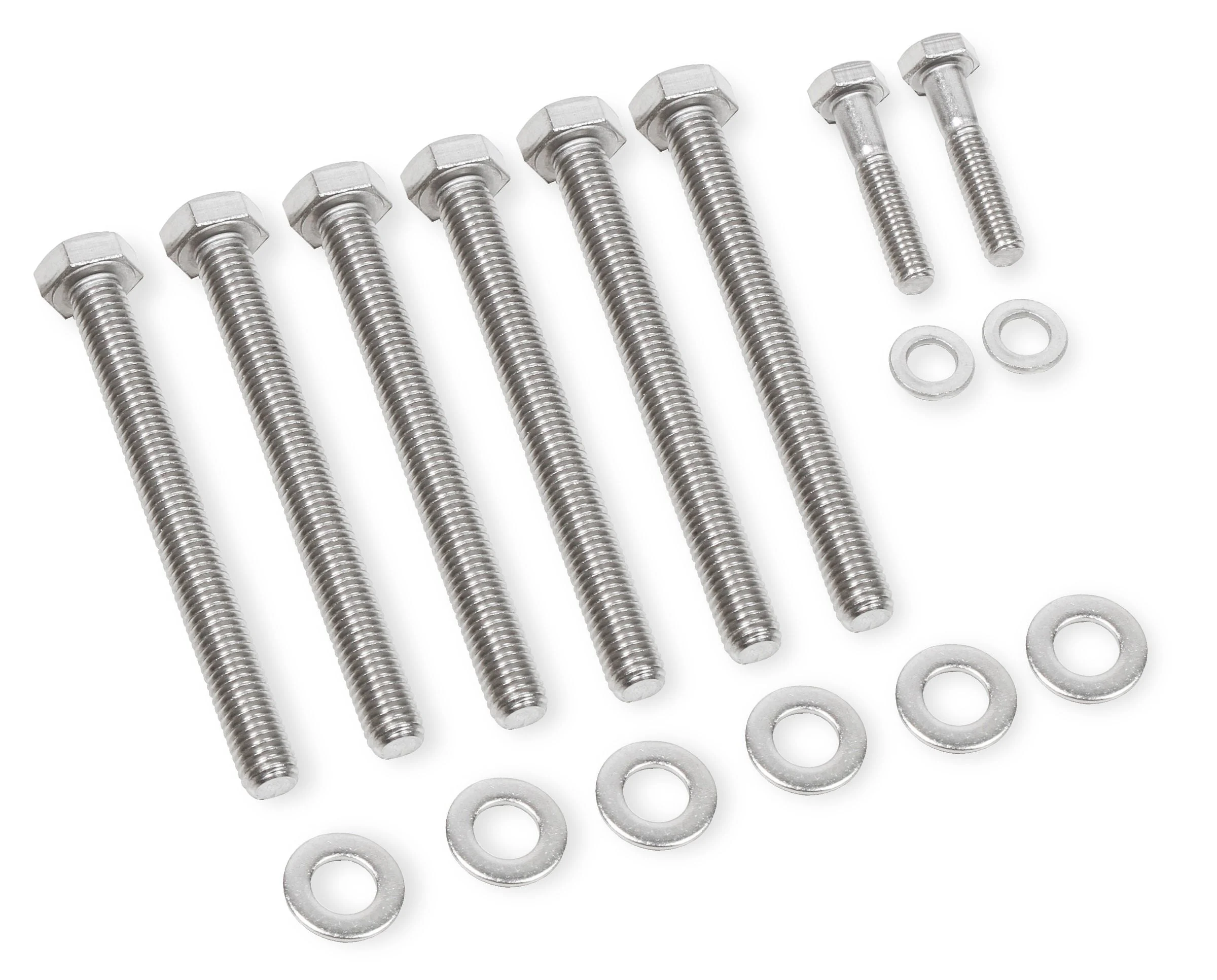 Mr. Gasket 60930G - Water Pump Bolt Set - Stainless Steel