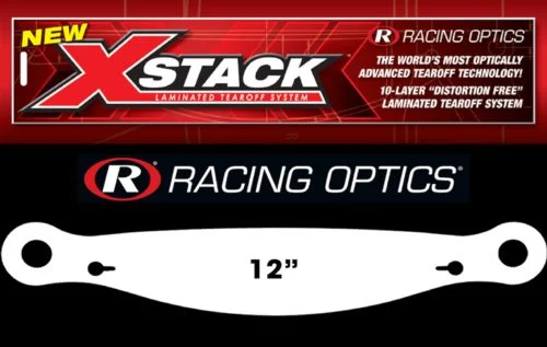 Stilo 10253C - HELMET TEAR-OFFS - ST5 W/O ZYLON PANEL - 2MM - CLEAR - PACK OF 30
