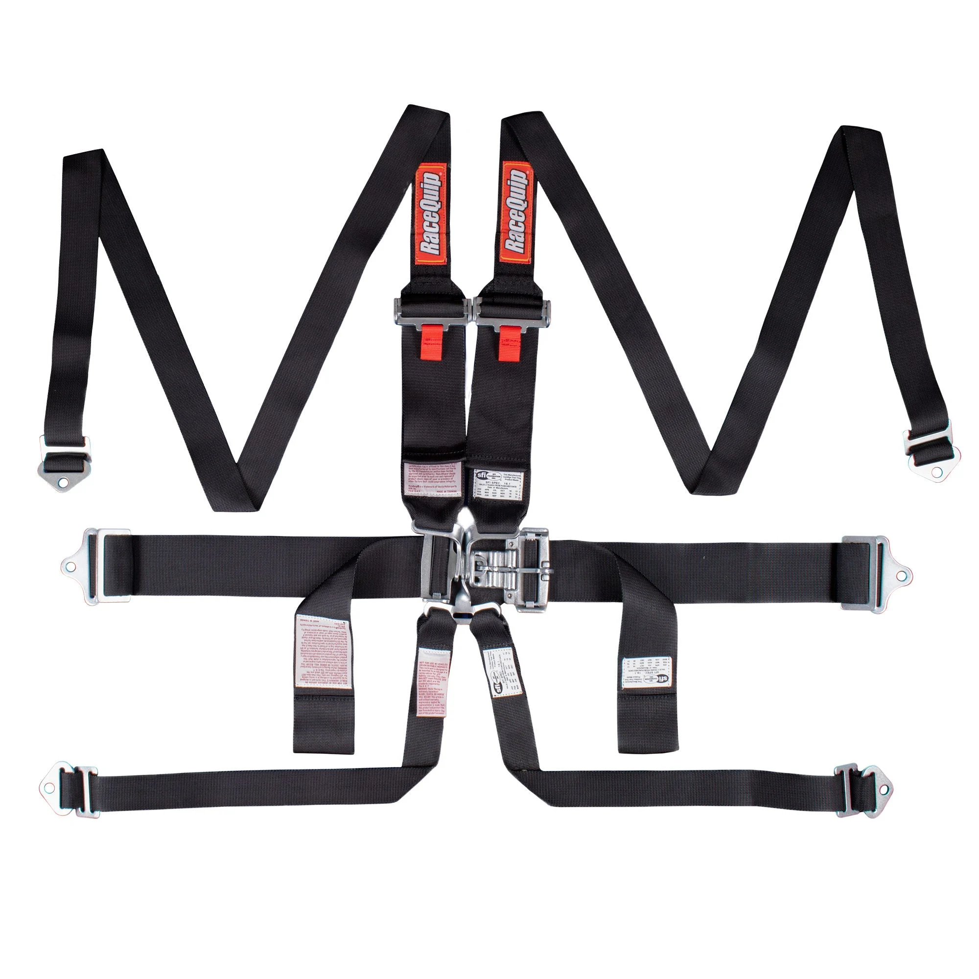 Racequip 718008RQP - Latch & Link HANS 6 Point Harness Set