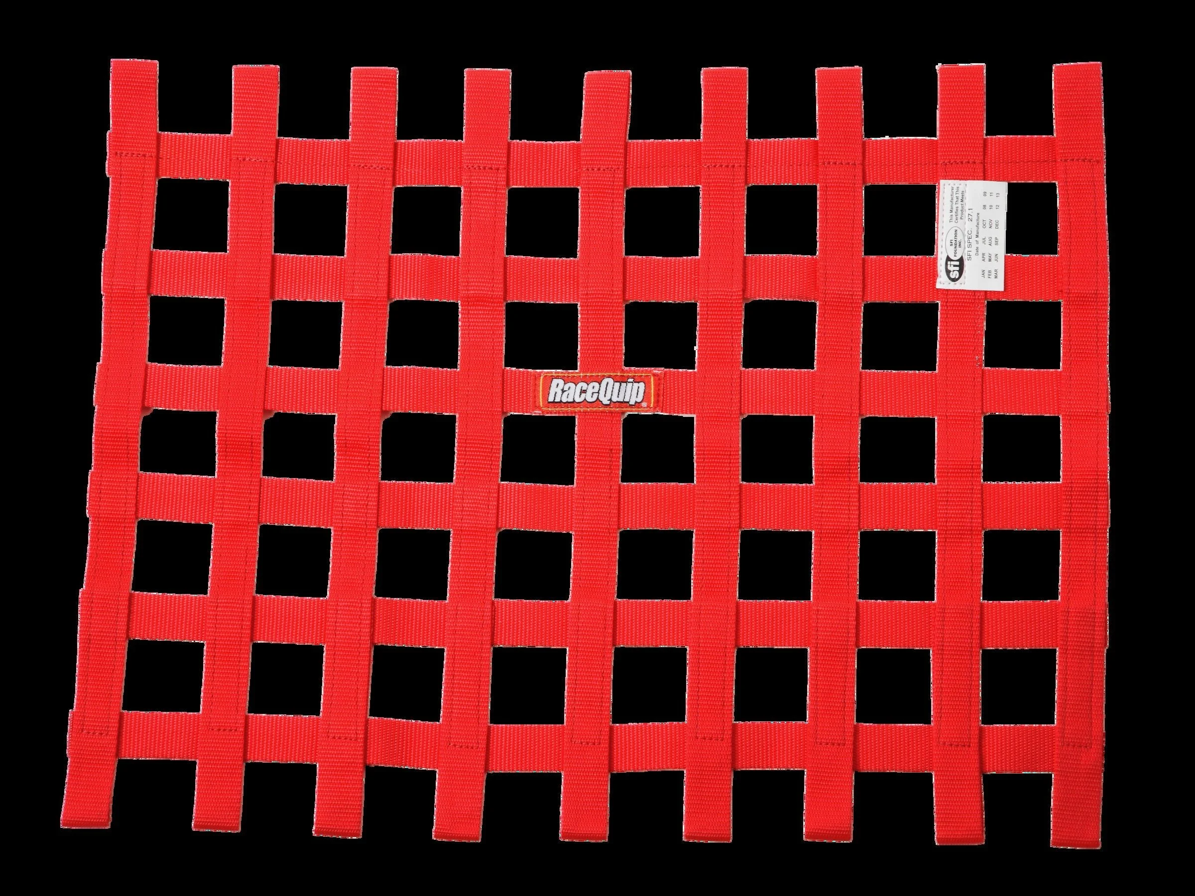 Racequip 725015RQP - Ribbon Style Race Car Window Net