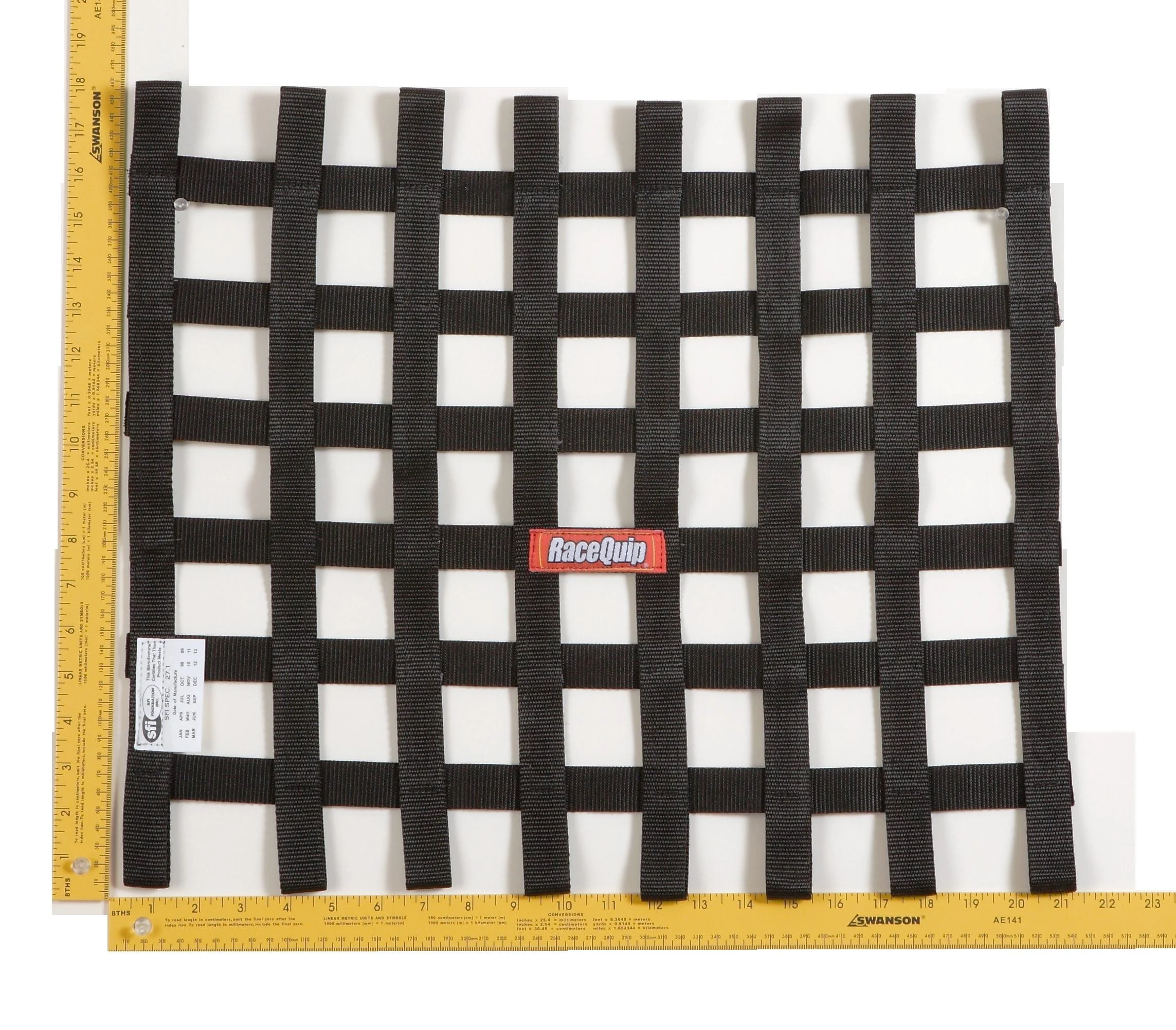 Racequip 726004RQP - Ribbon Style Race Car Window Net