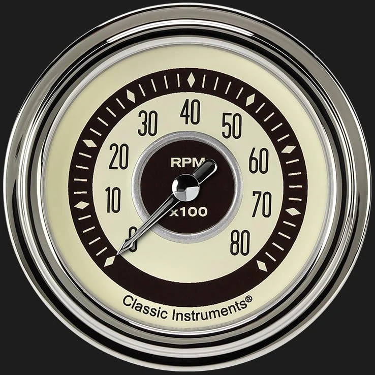 Classic Instruments NT383SLC - Nostalgia VT 2 5/8" Tachometer