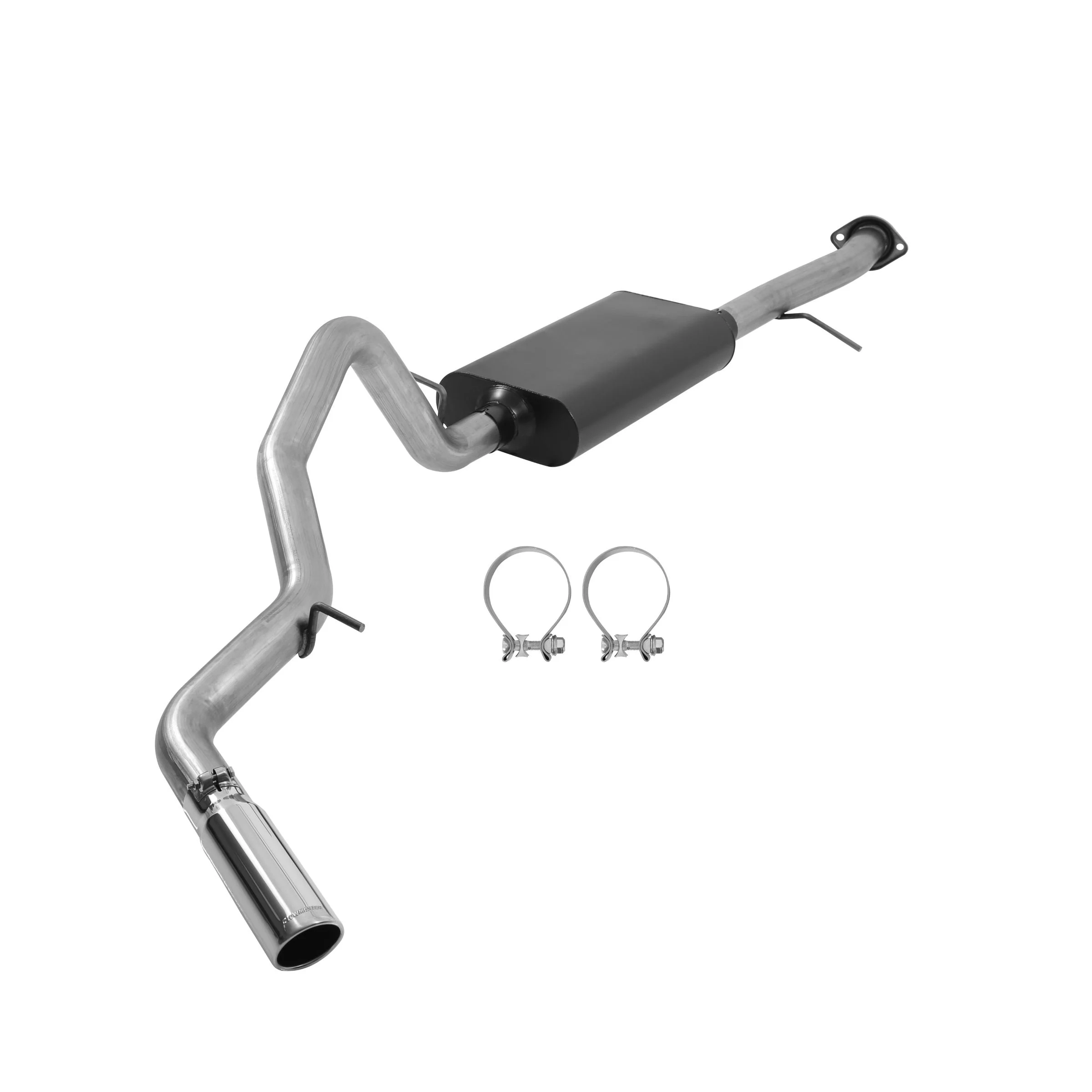 Flowmaster 817344 - Cat-back System 409S - Single Side Exit - Force II - Mild Sound