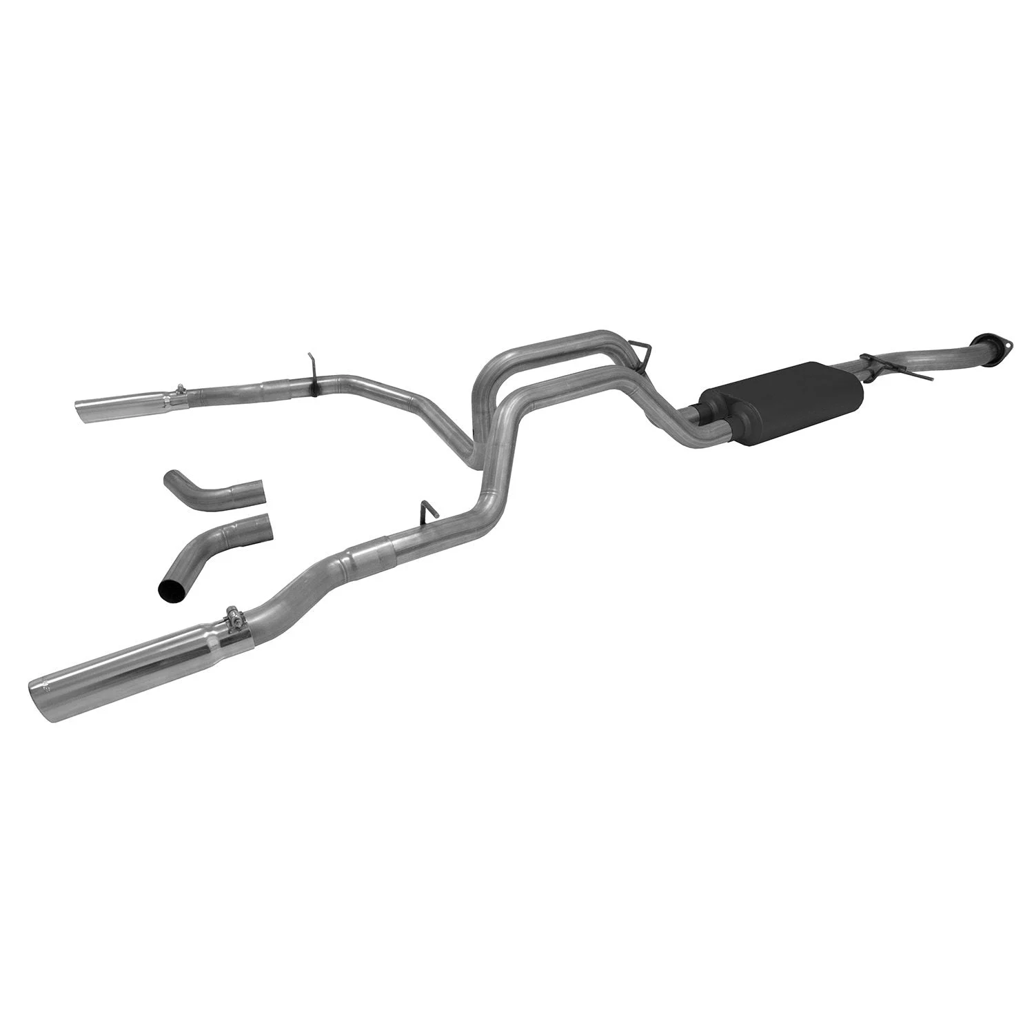Flowmaster 817435 - Cat-back System 409S-Dual Rear/Side Exit- American Thunder - Moderate/Aggressive