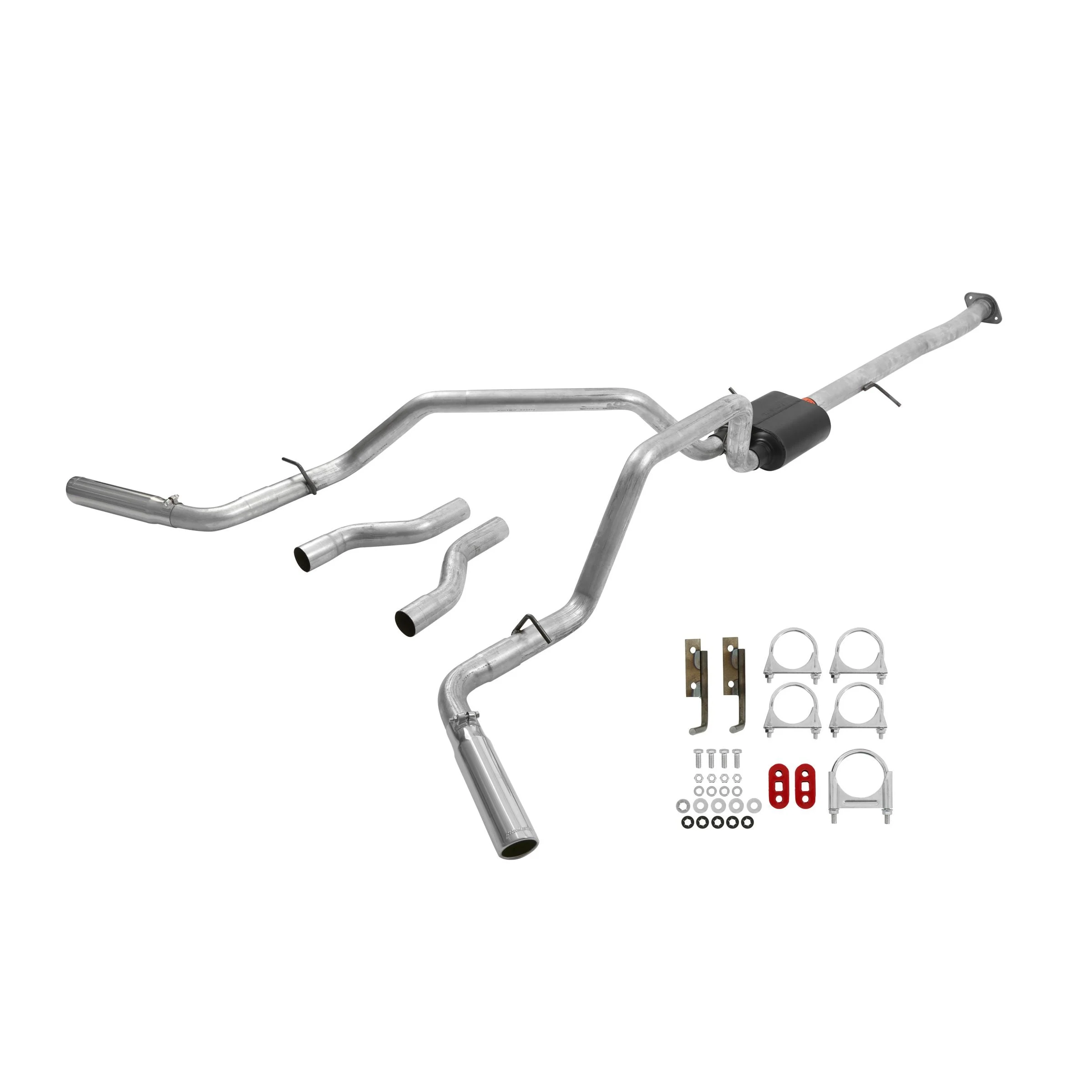 Flowmaster 817473 - Cat-back System - Dual Rear/Side Exit - American Thunder - Moderate Sound