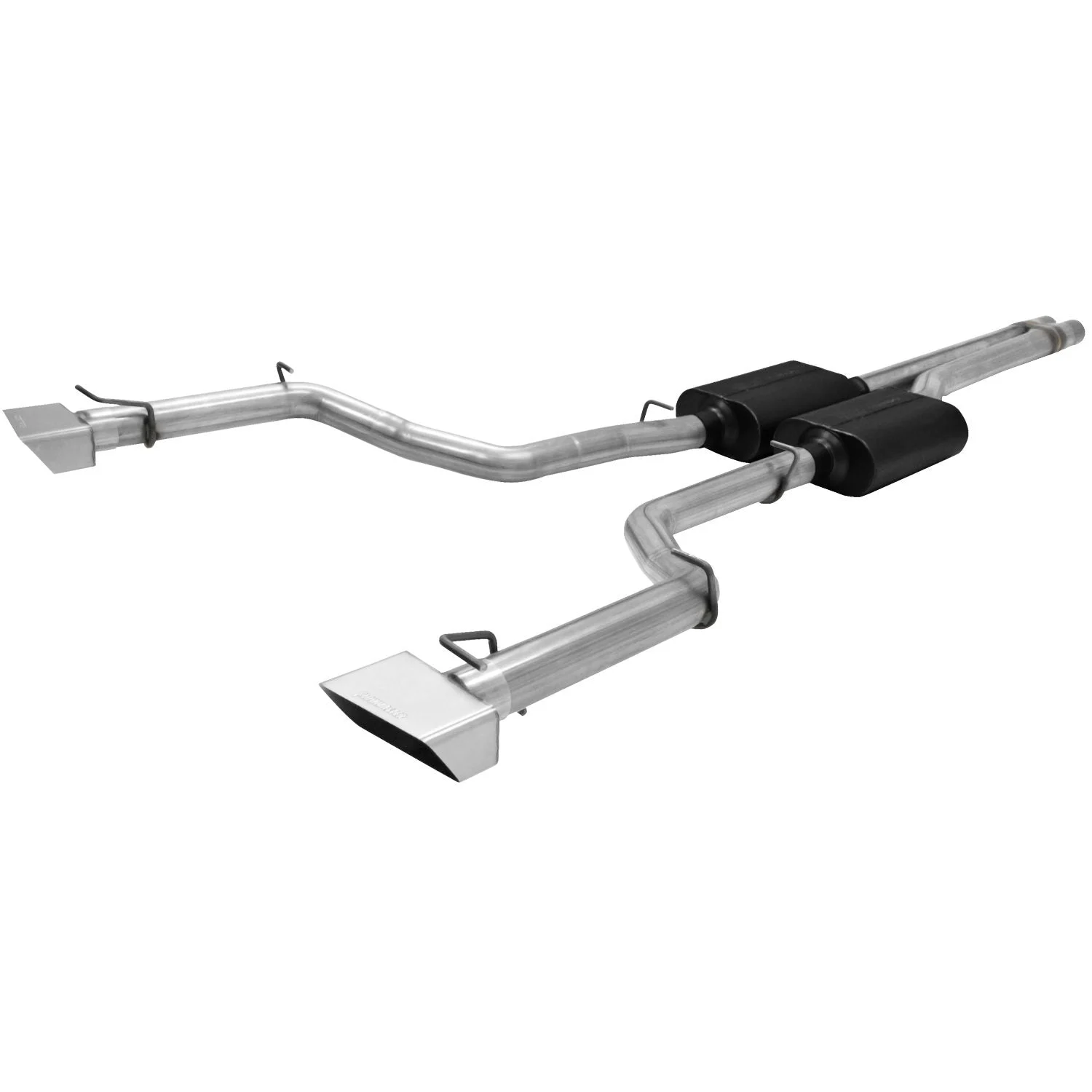 Flowmaster 817499 - Cat-back System 409S - Dual Rear Exit - American Thunder - Moderate/Aggressive